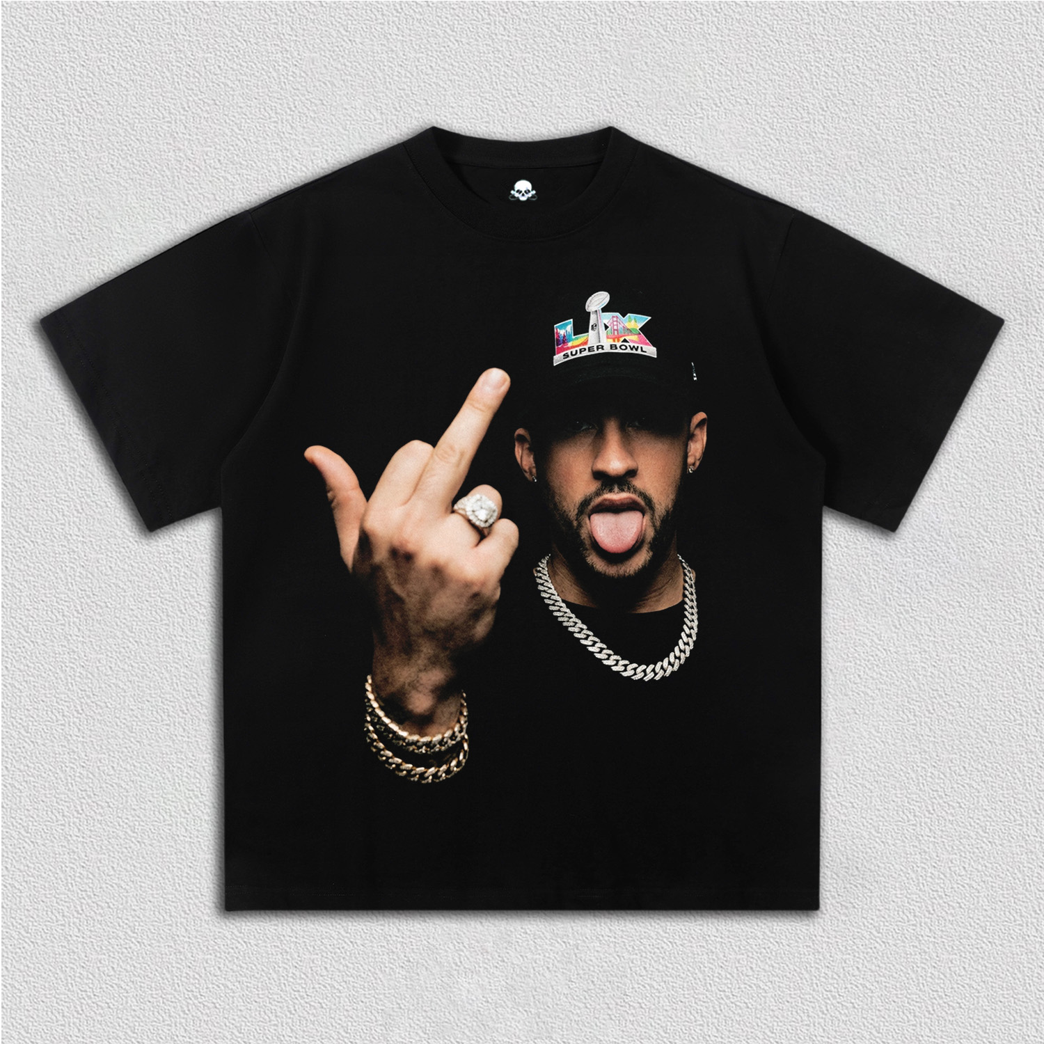 BAD BUNNY & 2026 SUPER BOWL TEE&HOODIE 4.3