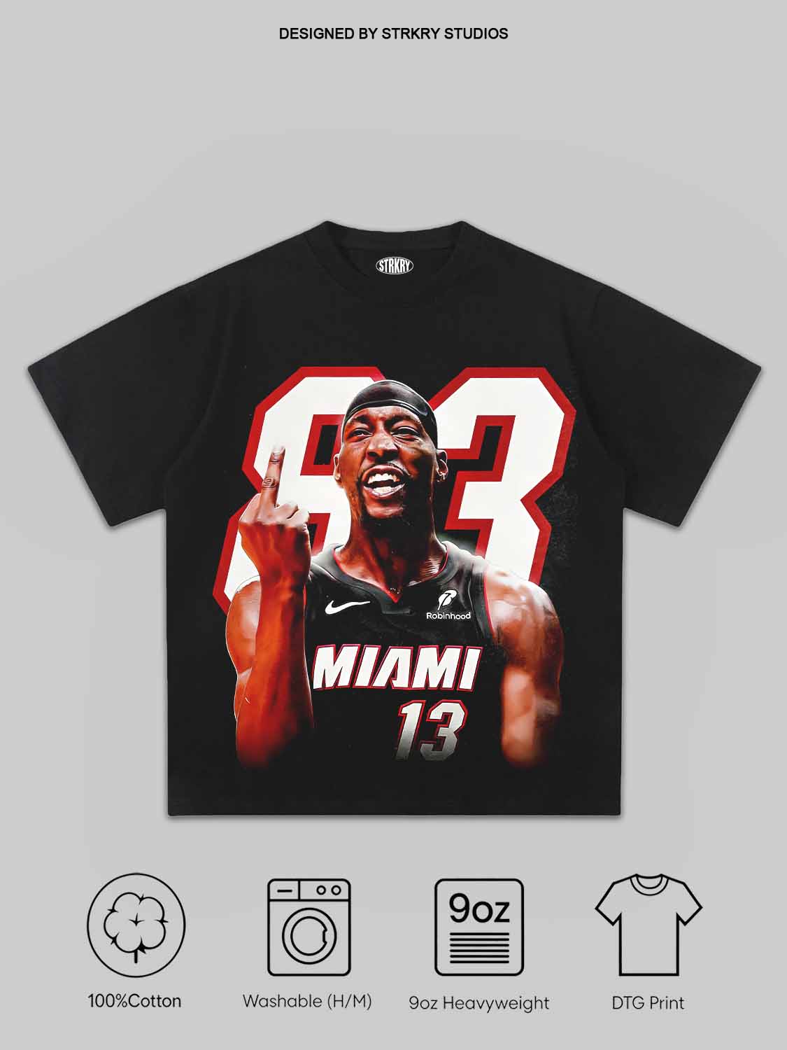 Bam Adebayo 83 Basketball Legend Tee&Hoodie 2.1