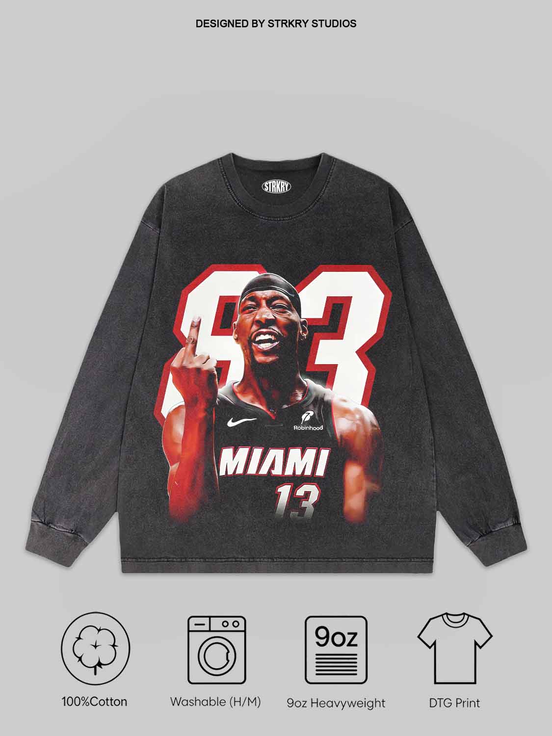 Bam Adebayo 83 Basketball Legend Tee&Hoodie 2.1