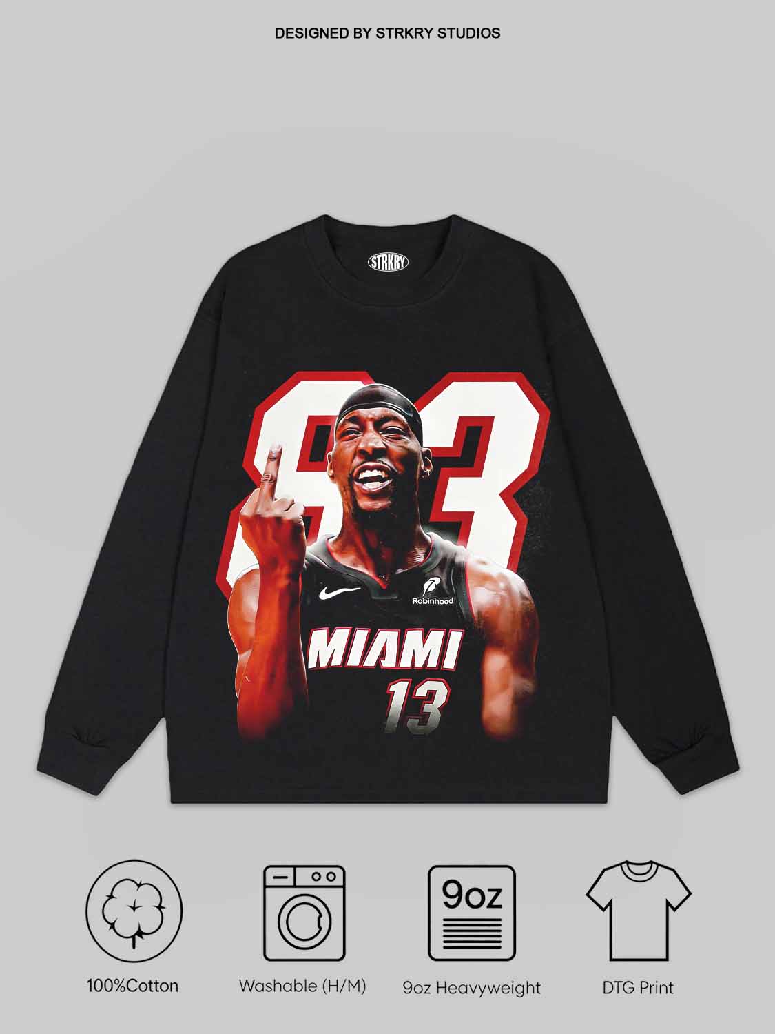 Bam Adebayo 83 Basketball Legend Tee&Hoodie 2.1