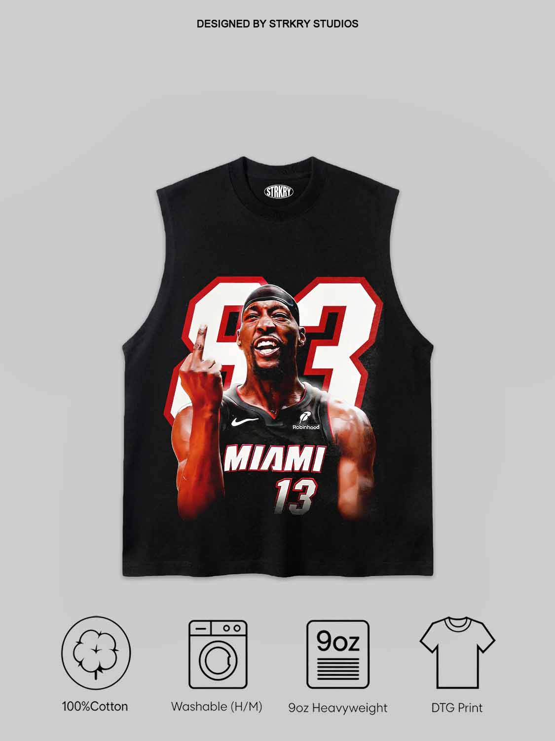 Bam Adebayo 83 Basketball Legend Tee&Hoodie 2.1