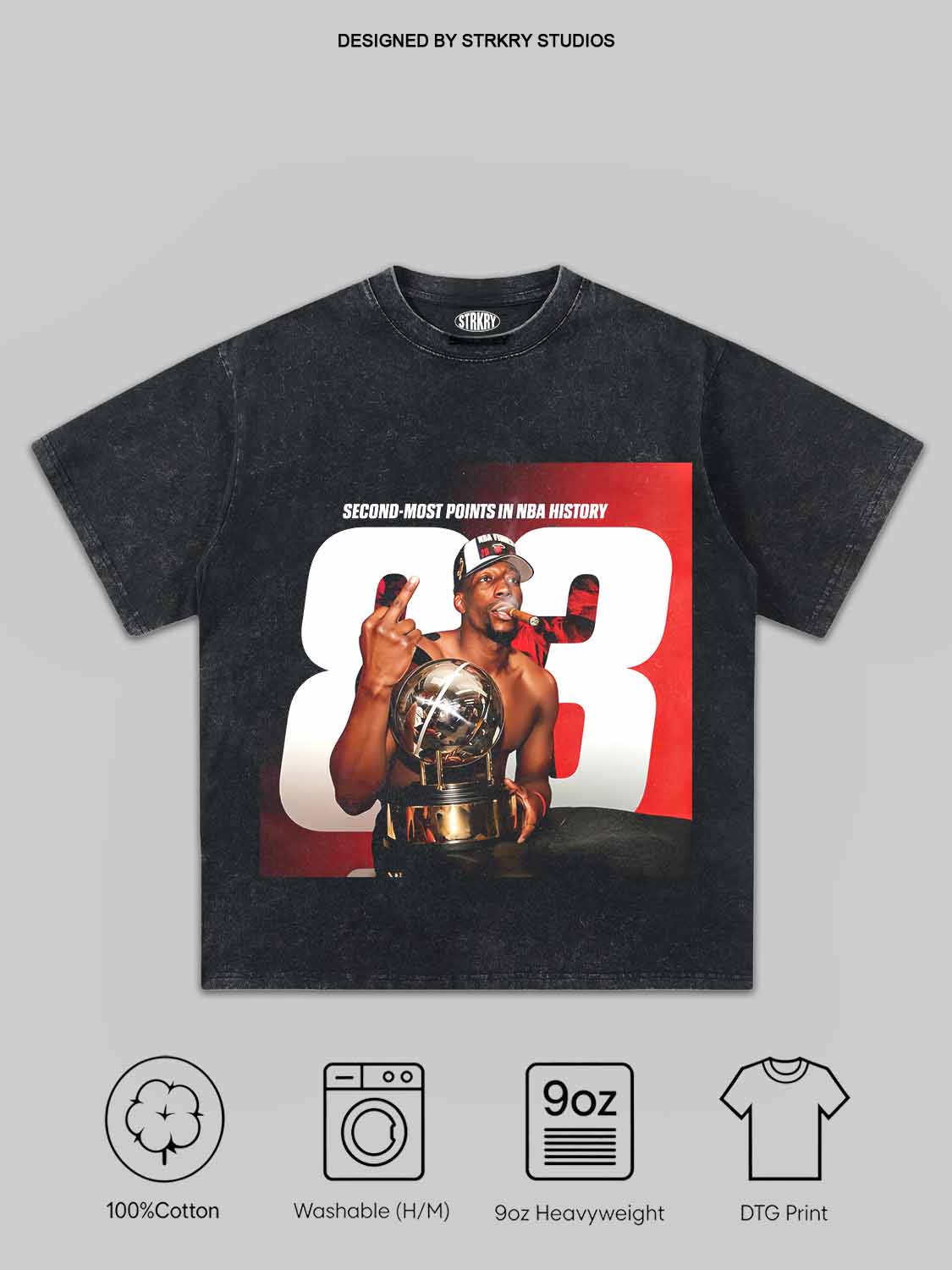 Bam Adebayo 83 Basketball Legend Tee&Hoodie 2.3