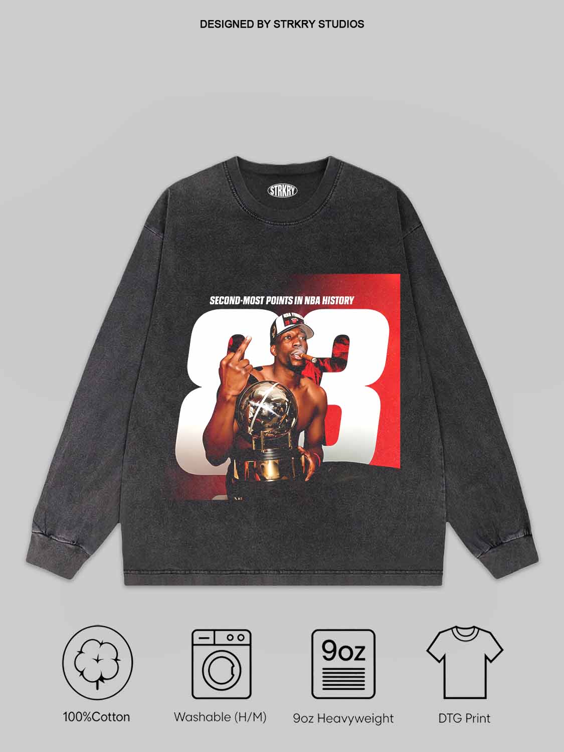 Bam Adebayo 83 Basketball Legend Tee&Hoodie 2.3