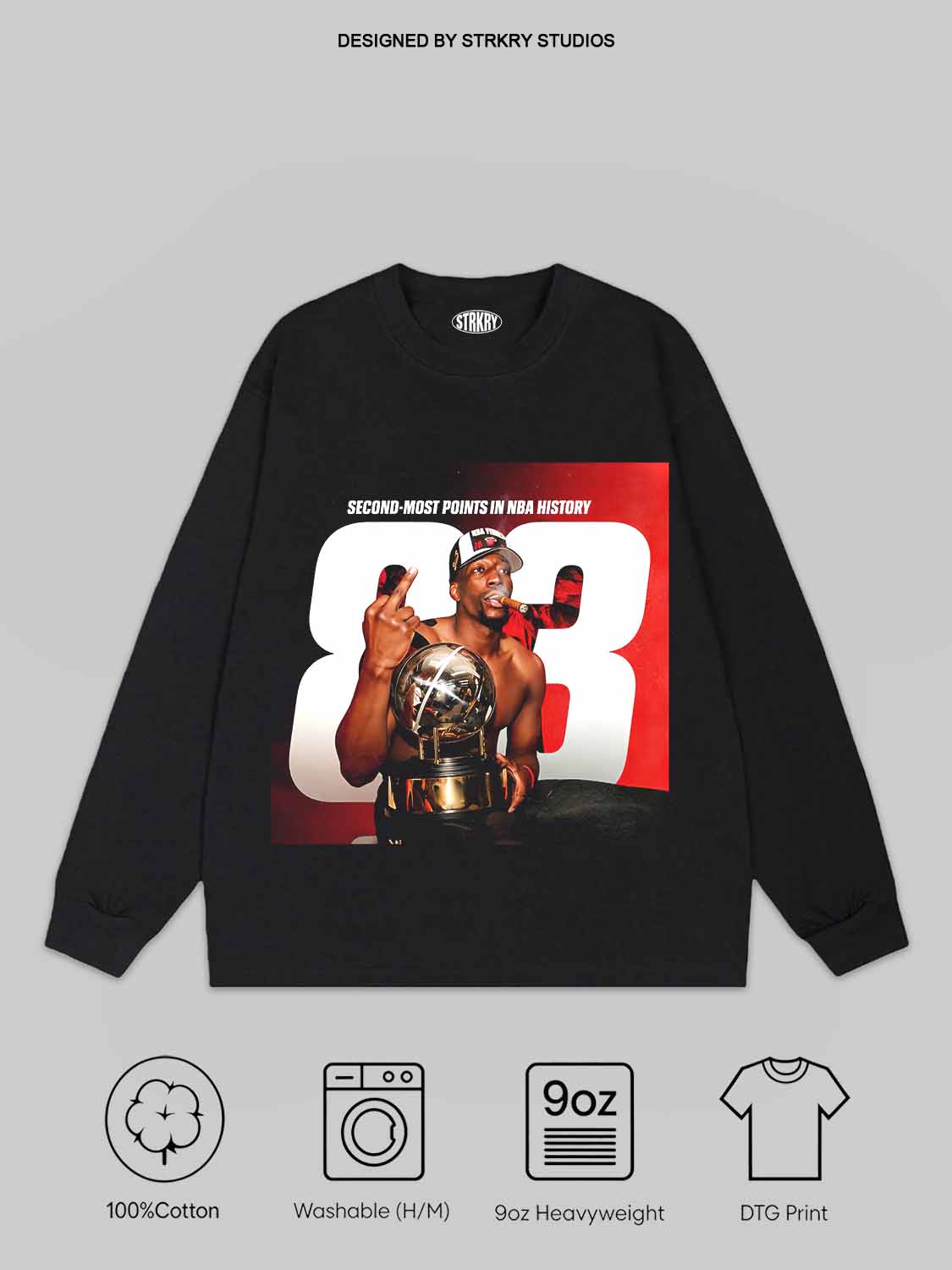 Bam Adebayo 83 Basketball Legend Tee&Hoodie 2.3