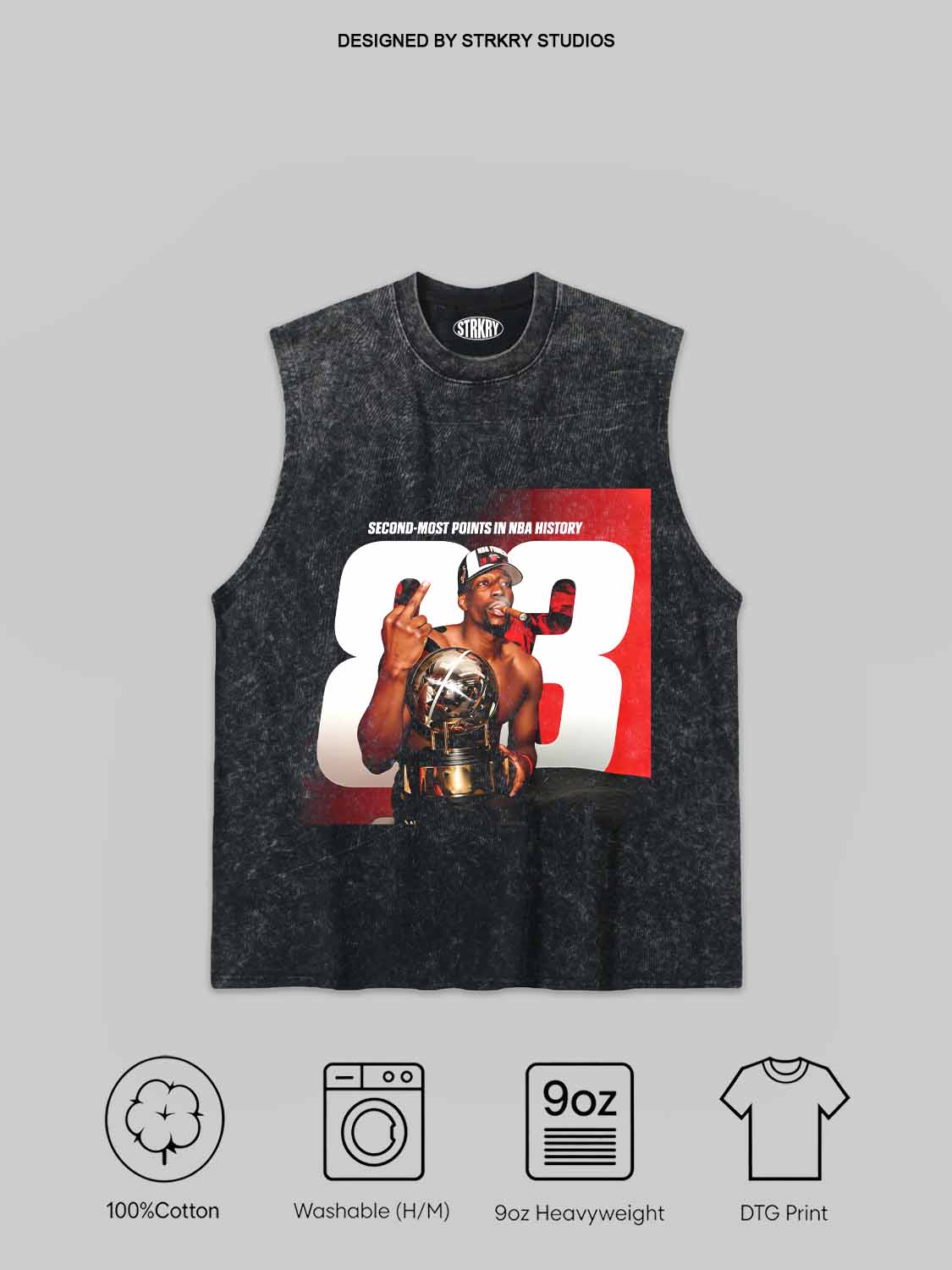 Bam Adebayo 83 Basketball Legend Tee&Hoodie 2.3