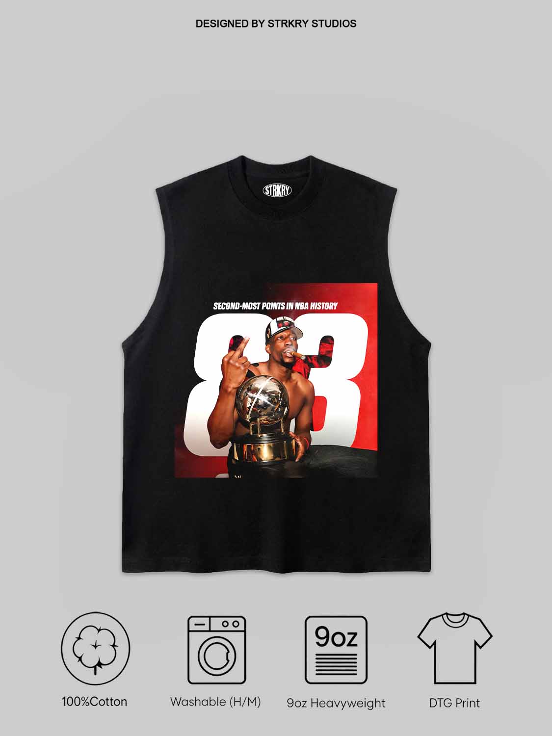 Bam Adebayo 83 Basketball Legend Tee&Hoodie 2.3