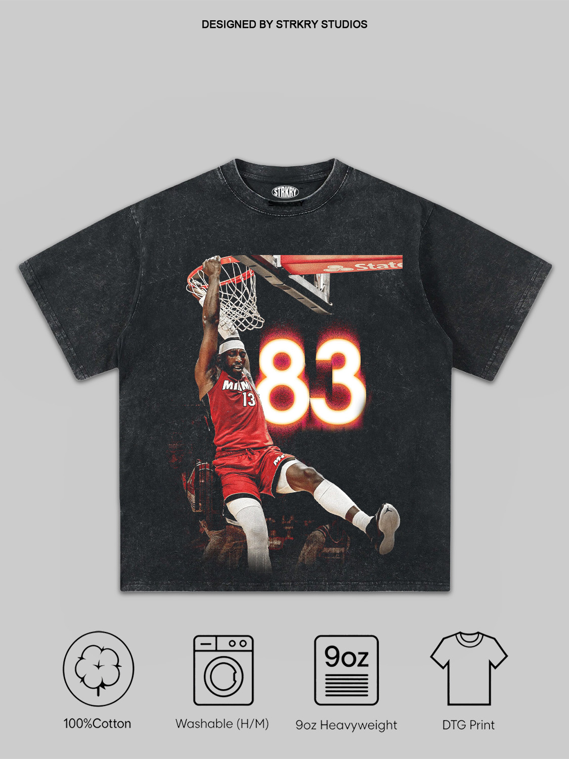 Bam Adebayo 83 Points Tee&Hoodie 1.3