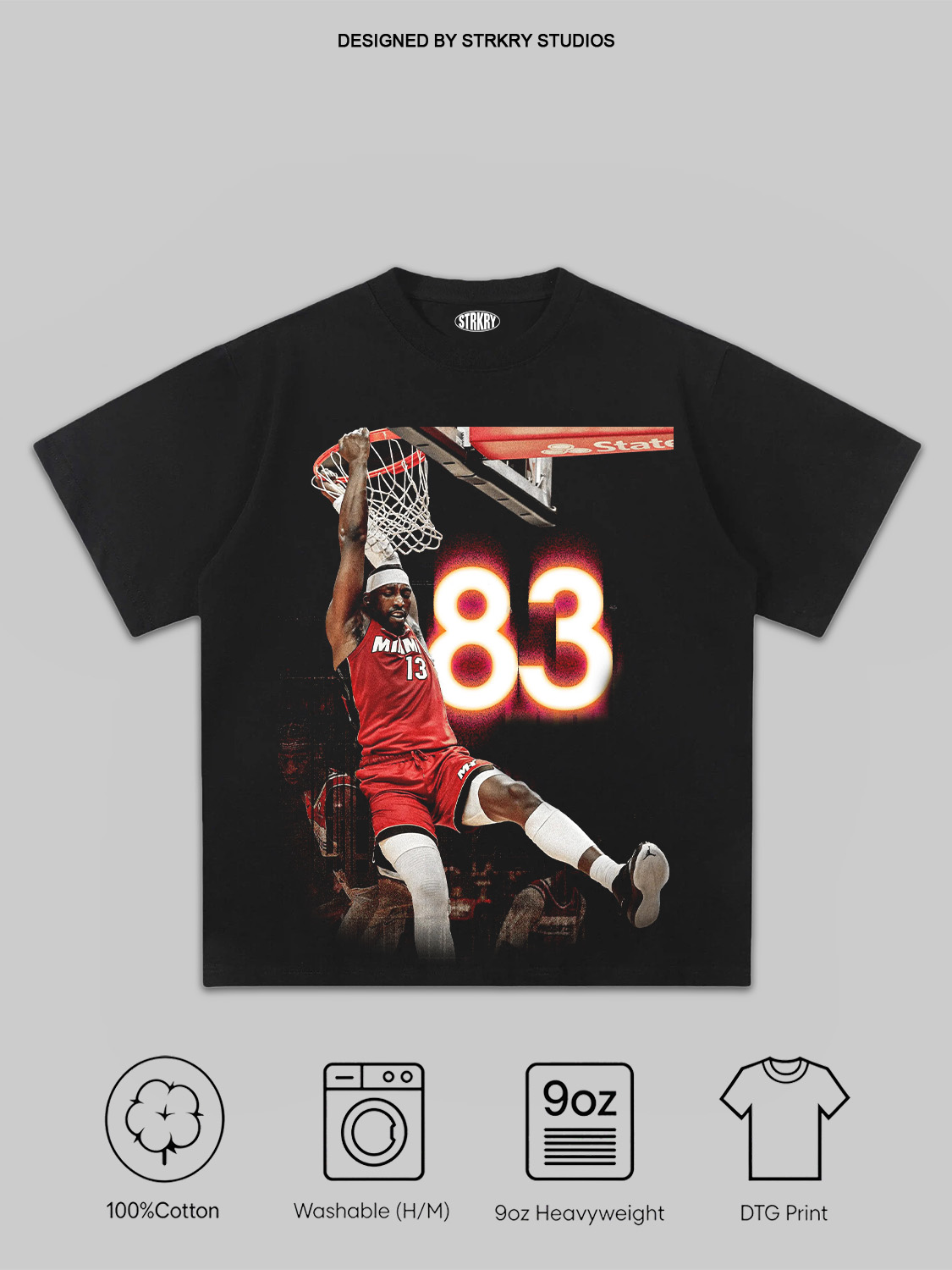 Bam Adebayo 83 Points Tee&Hoodie 1.3