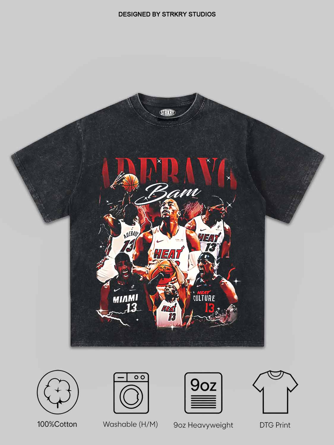 Bam Adebayo 83 Basketball Legend Tee&Hoodie 2.5