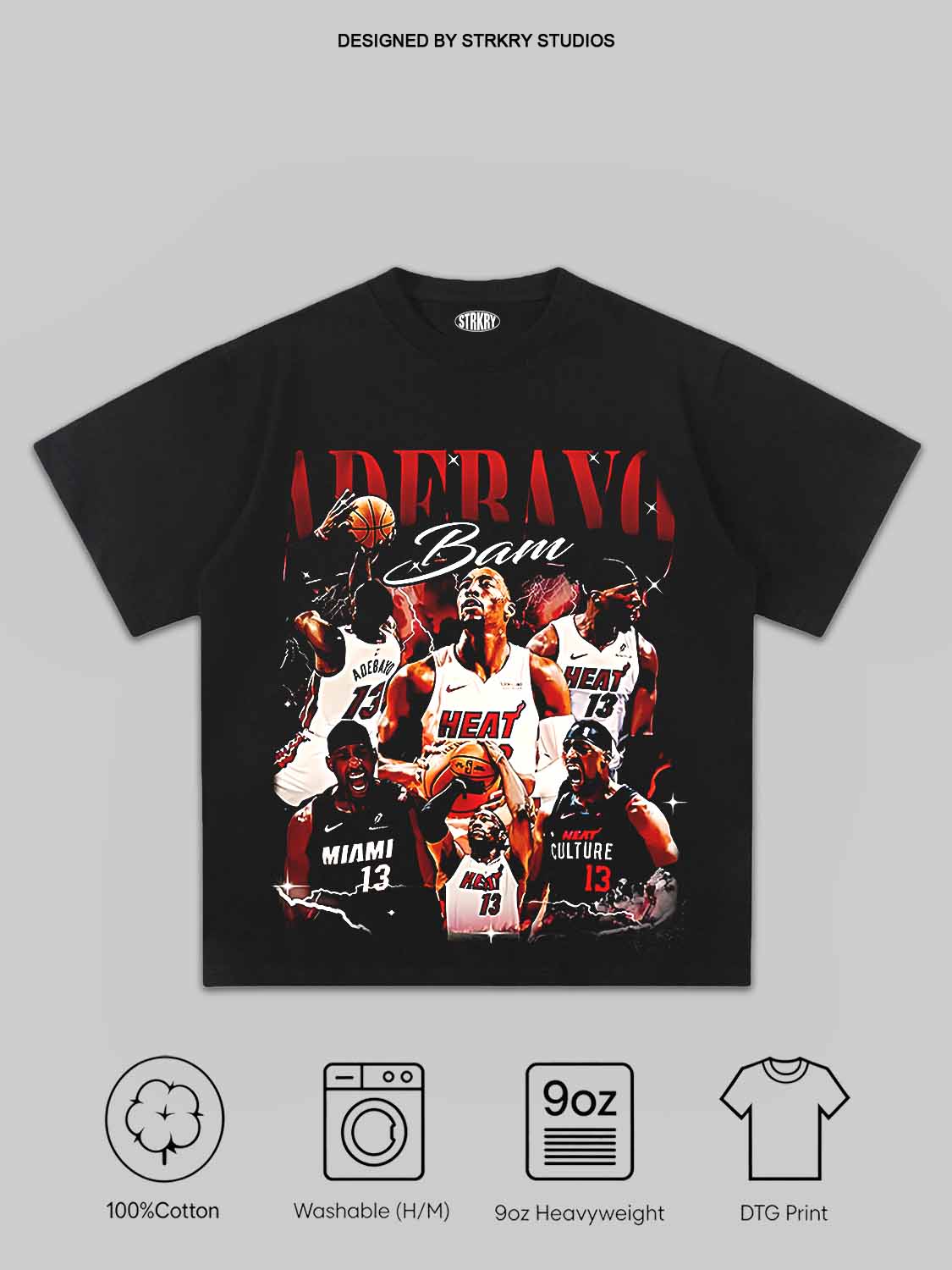 Bam Adebayo 83 Basketball Legend Tee&Hoodie 2.5