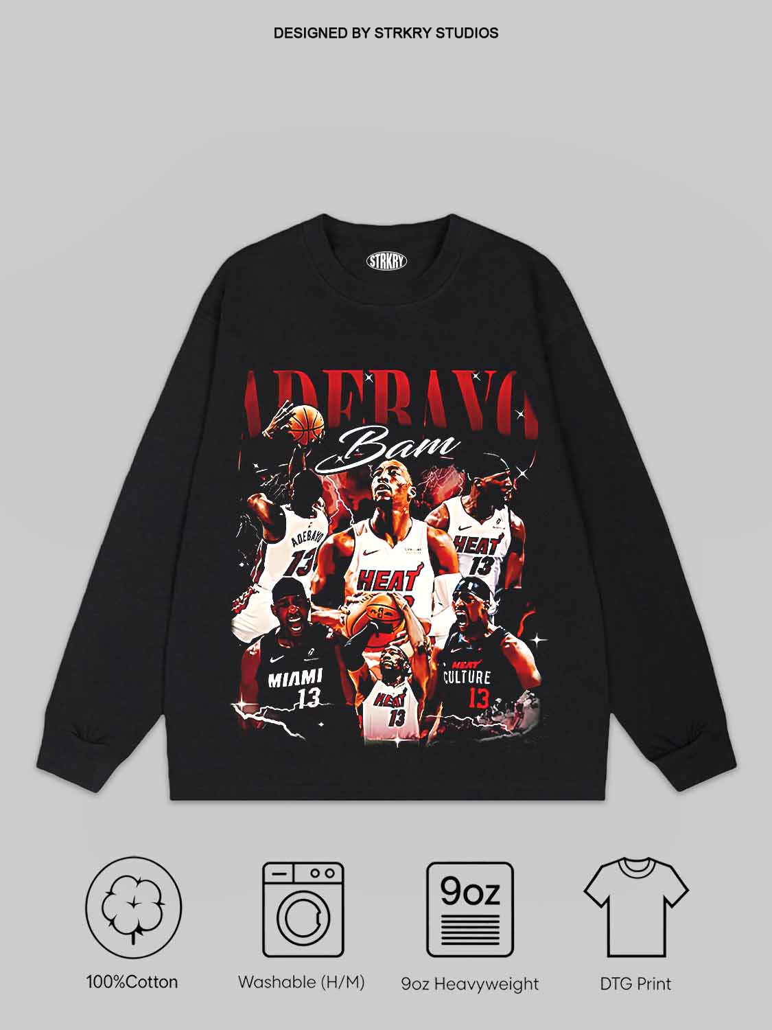 Bam Adebayo 83 Basketball Legend Tee&Hoodie 2.5