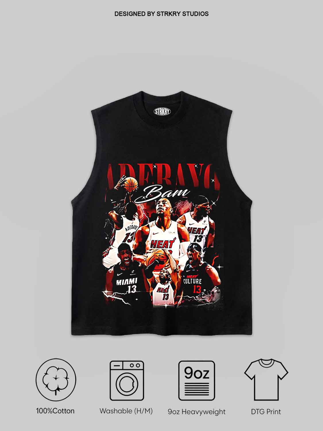 Bam Adebayo 83 Basketball Legend Tee&Hoodie 2.5