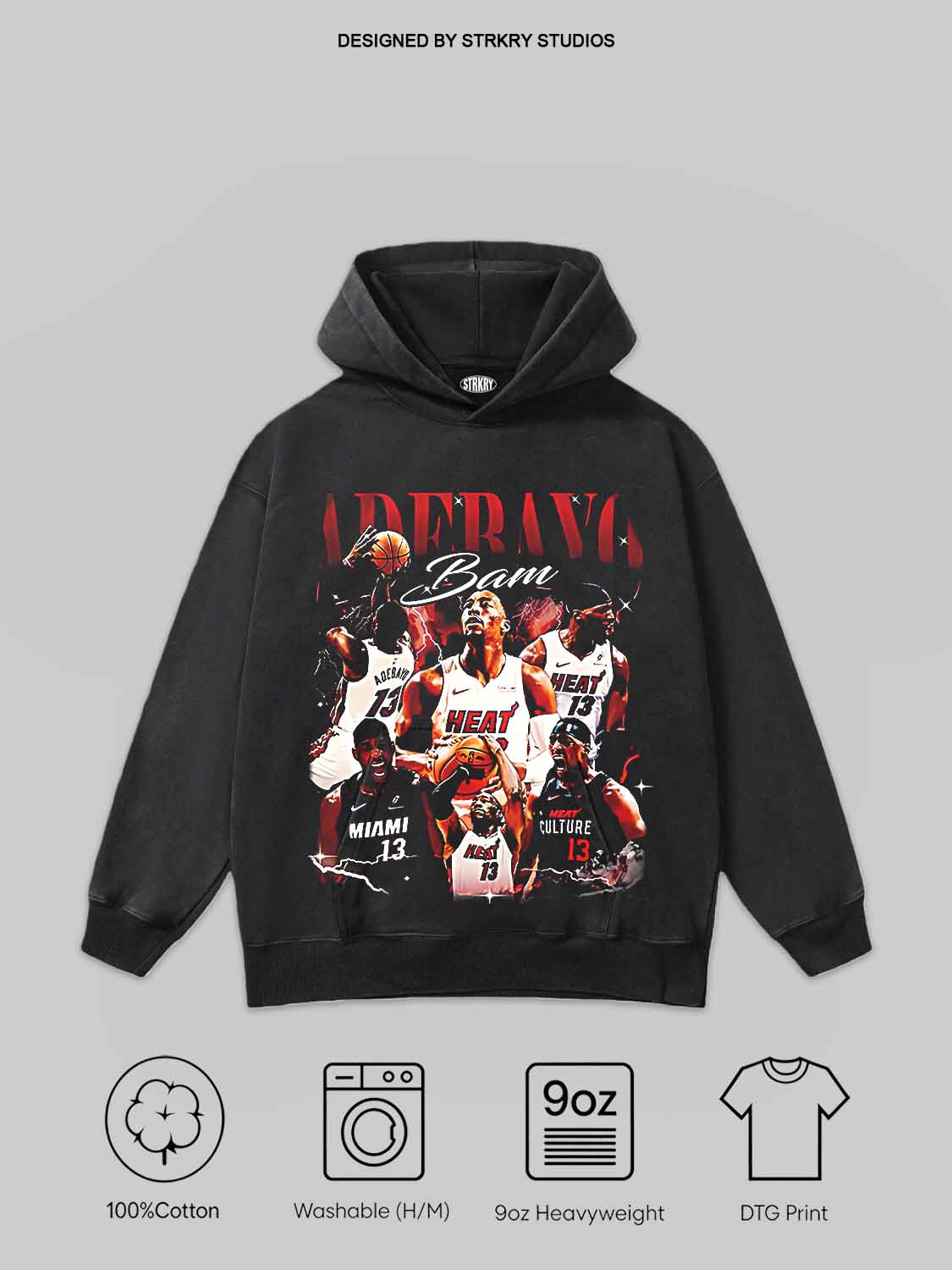 Bam Adebayo 83 Basketball Legend Tee&Hoodie 2.5