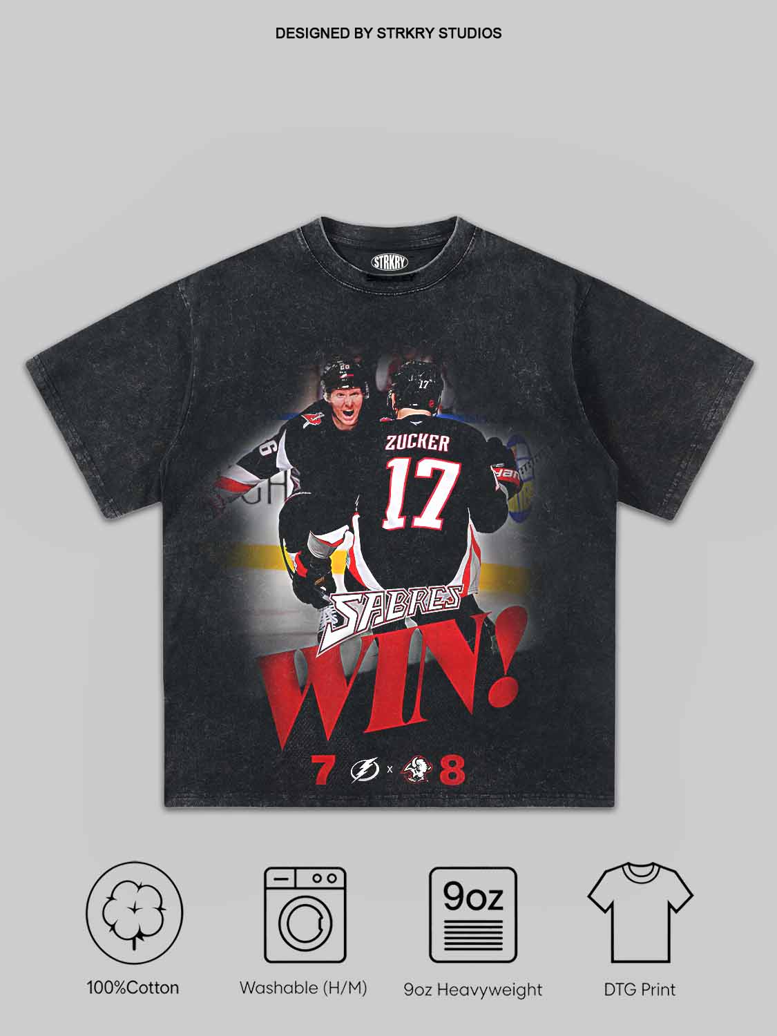 Buffalo Sabres 8 vs 7 Tee&Hoodie