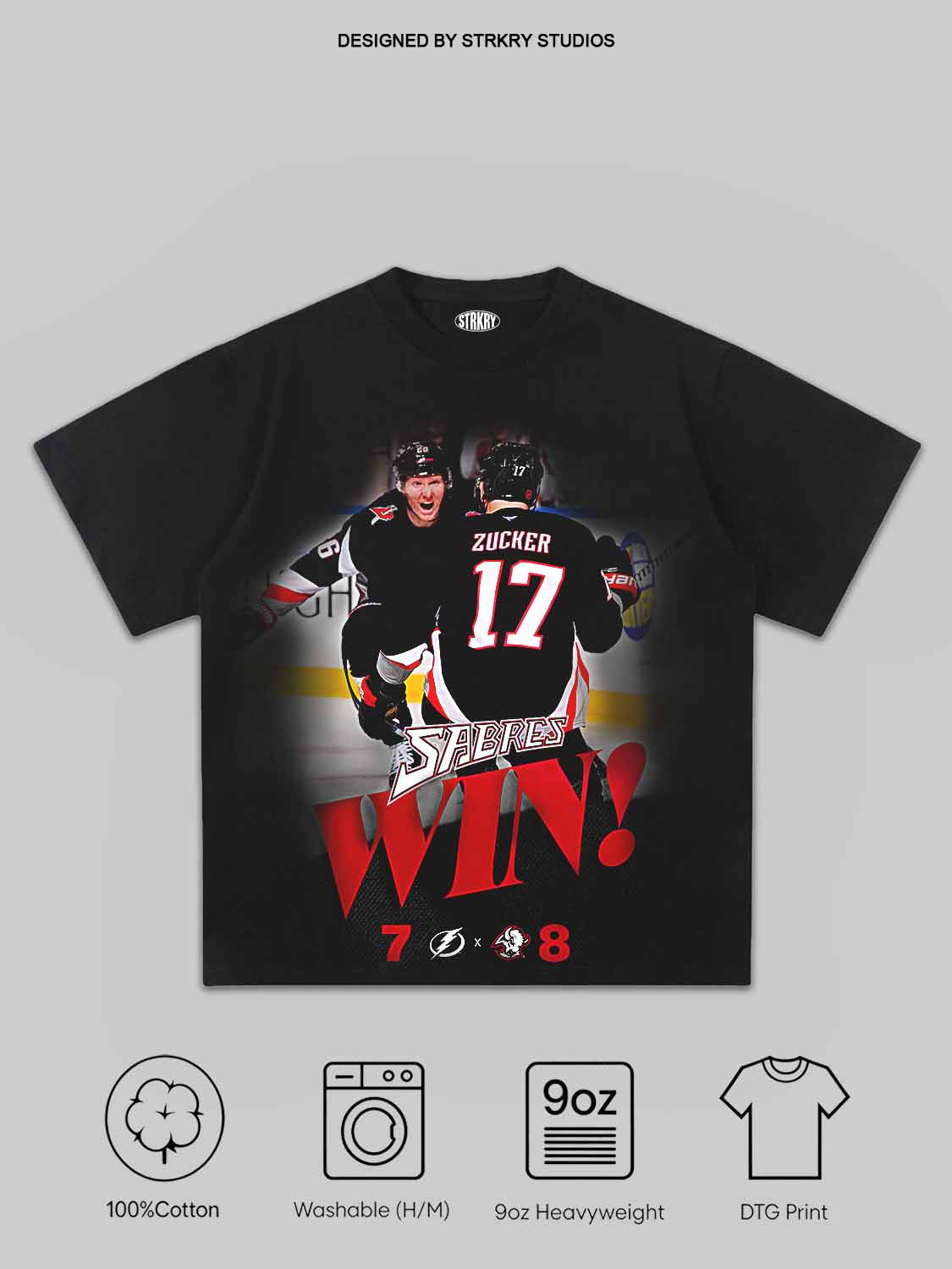 Buffalo Sabres 8 vs 7 Tee&Hoodie