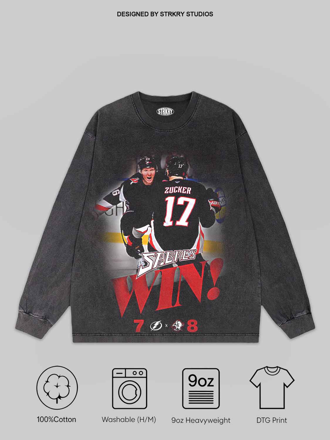 Buffalo Sabres 8 vs 7 Tee&Hoodie