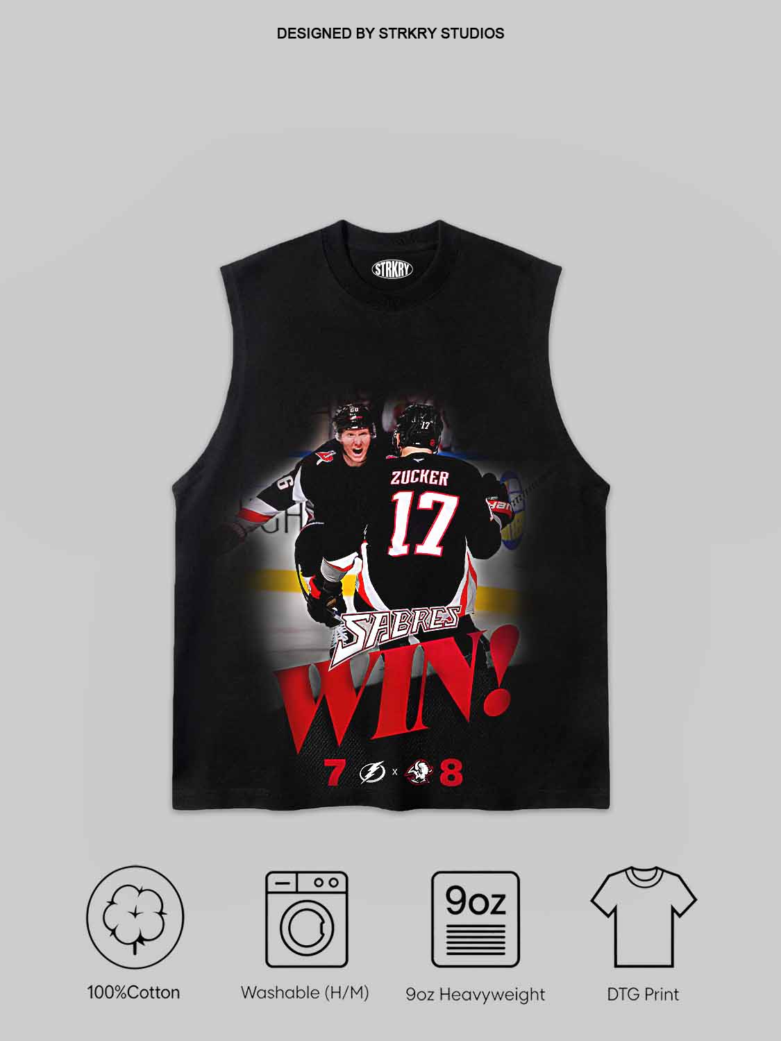 Buffalo Sabres 8 vs 7 Tee&Hoodie