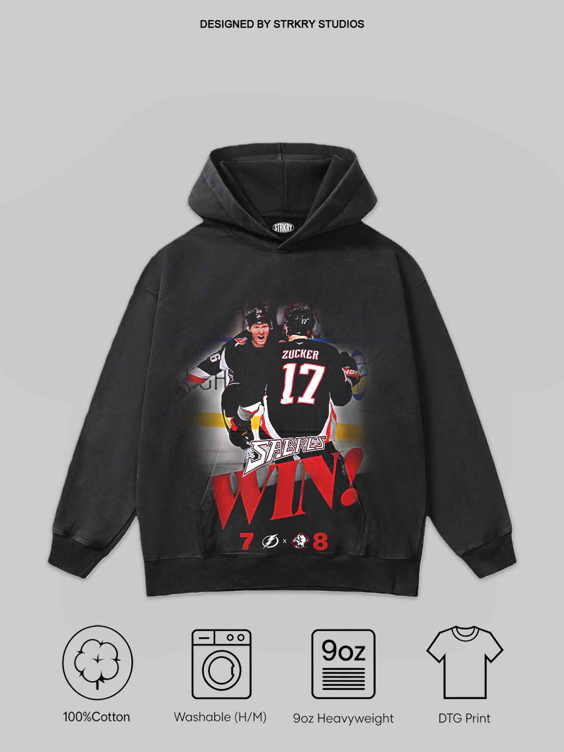 Buffalo Sabres 8 vs 7 Tee&Hoodie