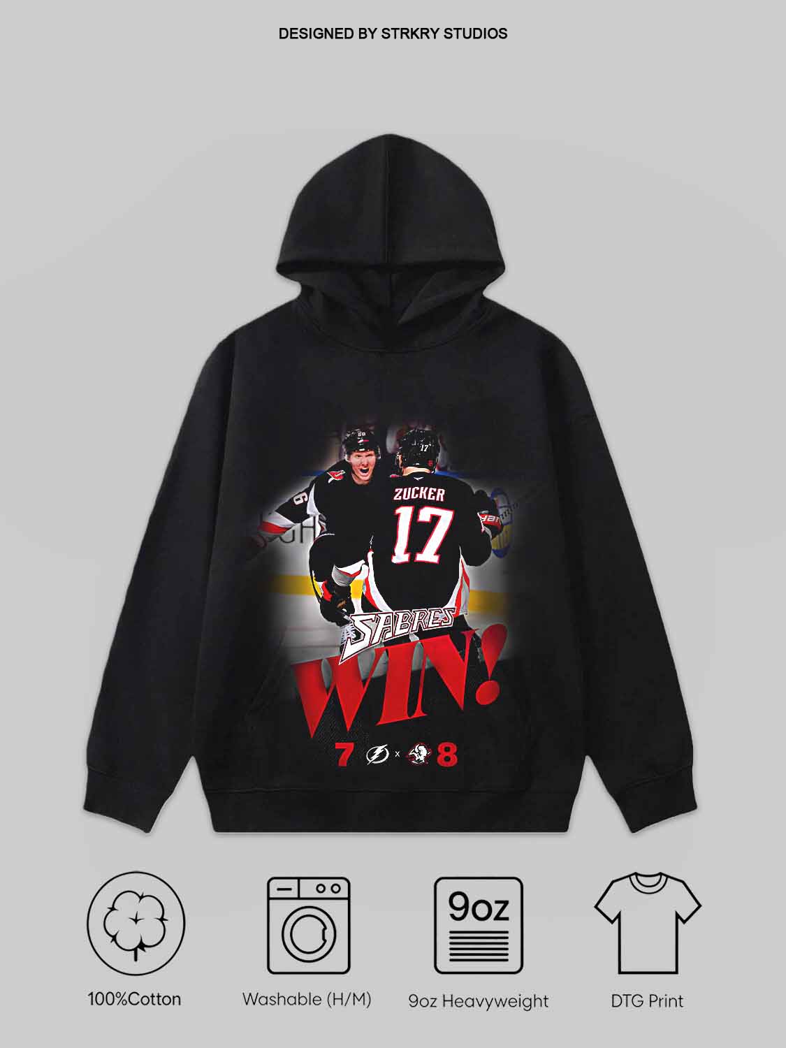 Buffalo Sabres 8 vs 7 Tee&Hoodie