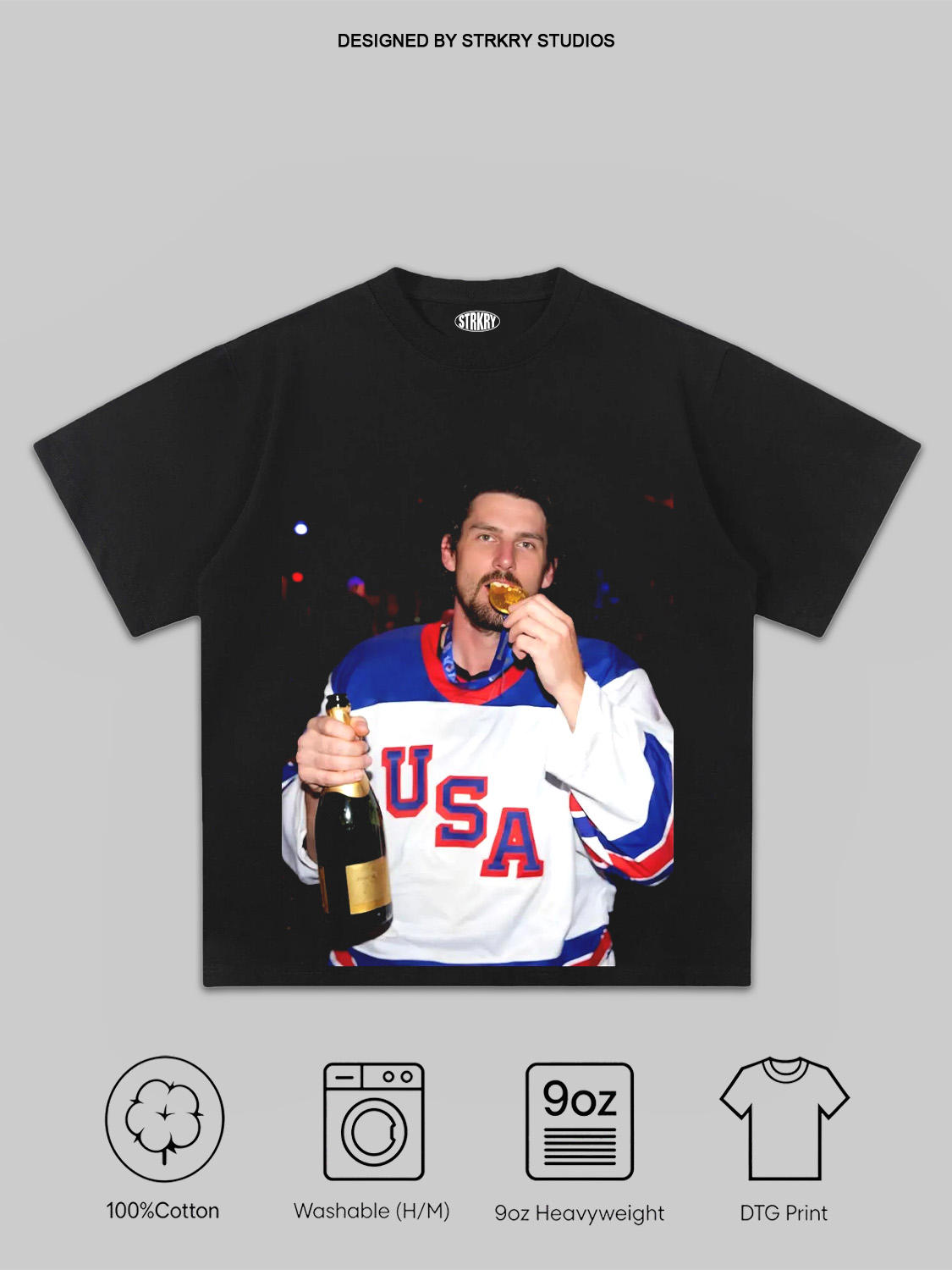 Connor Hellebuyck Champion Tee&Hoodie