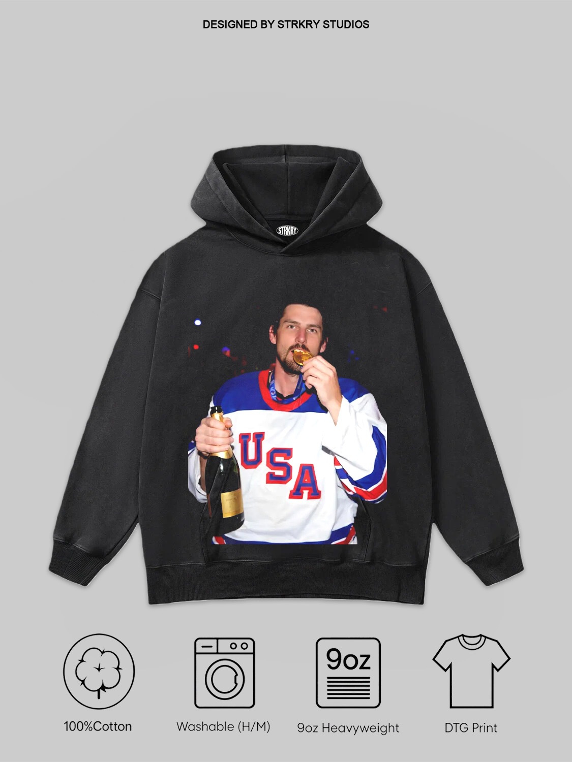 Connor Hellebuyck Champion Tee&Hoodie