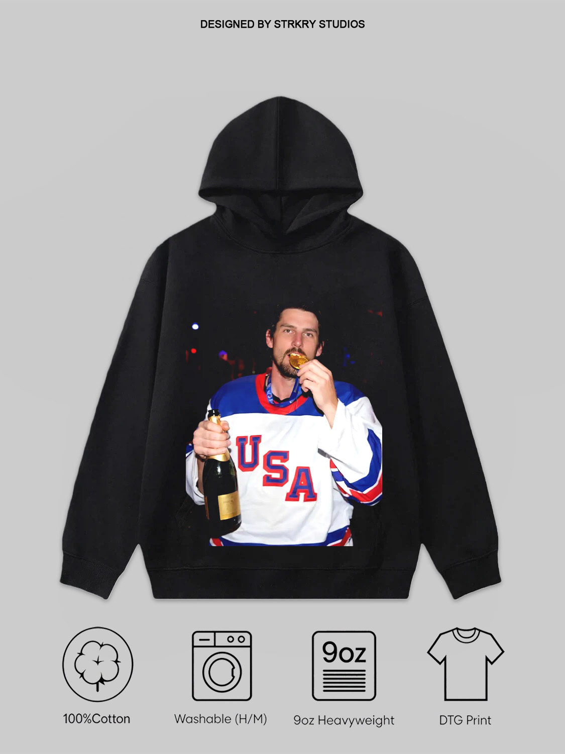 Connor Hellebuyck Champion Tee&Hoodie