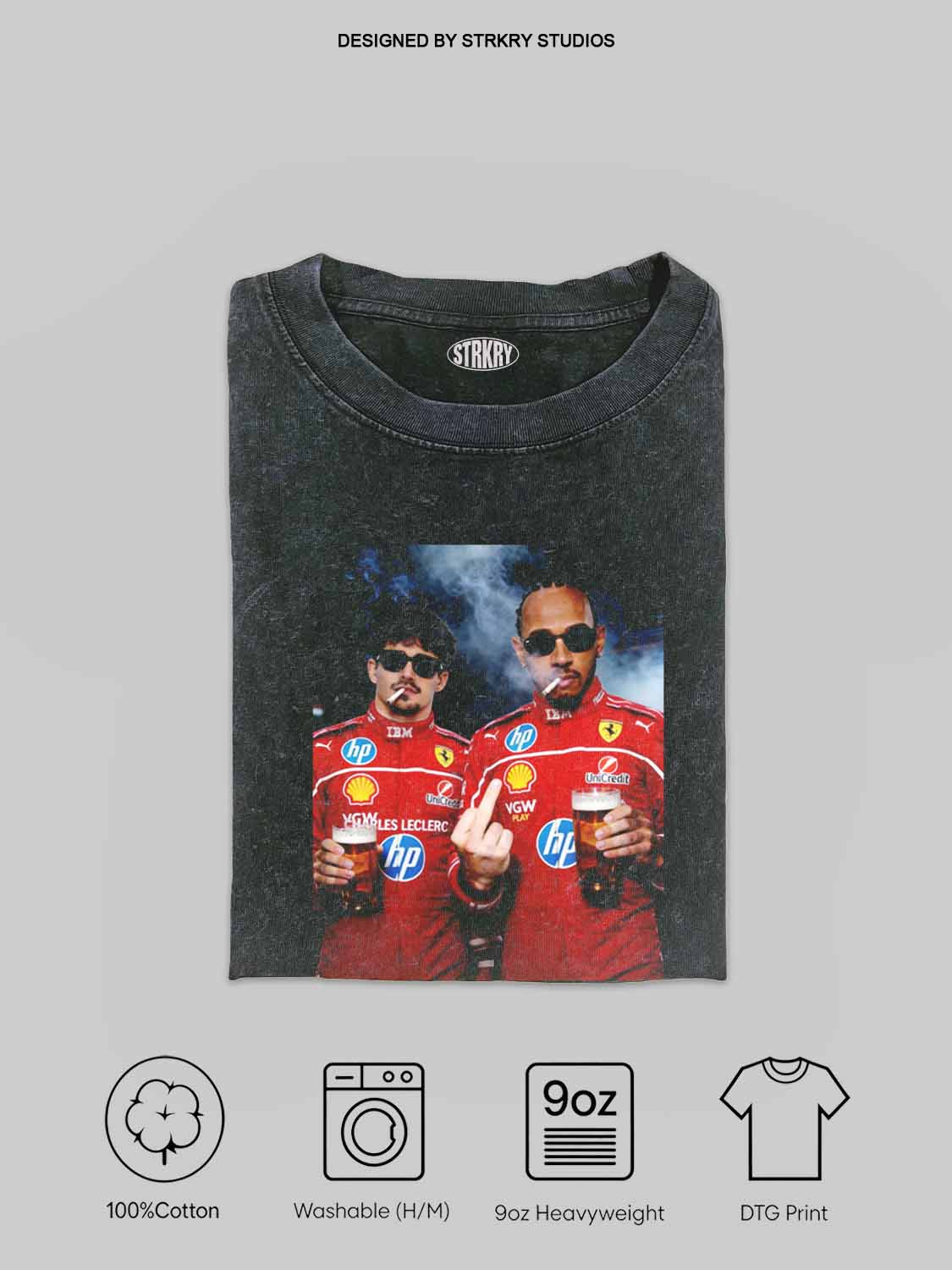 F1 Charles & Lewis Ferrari 2.0 Tee