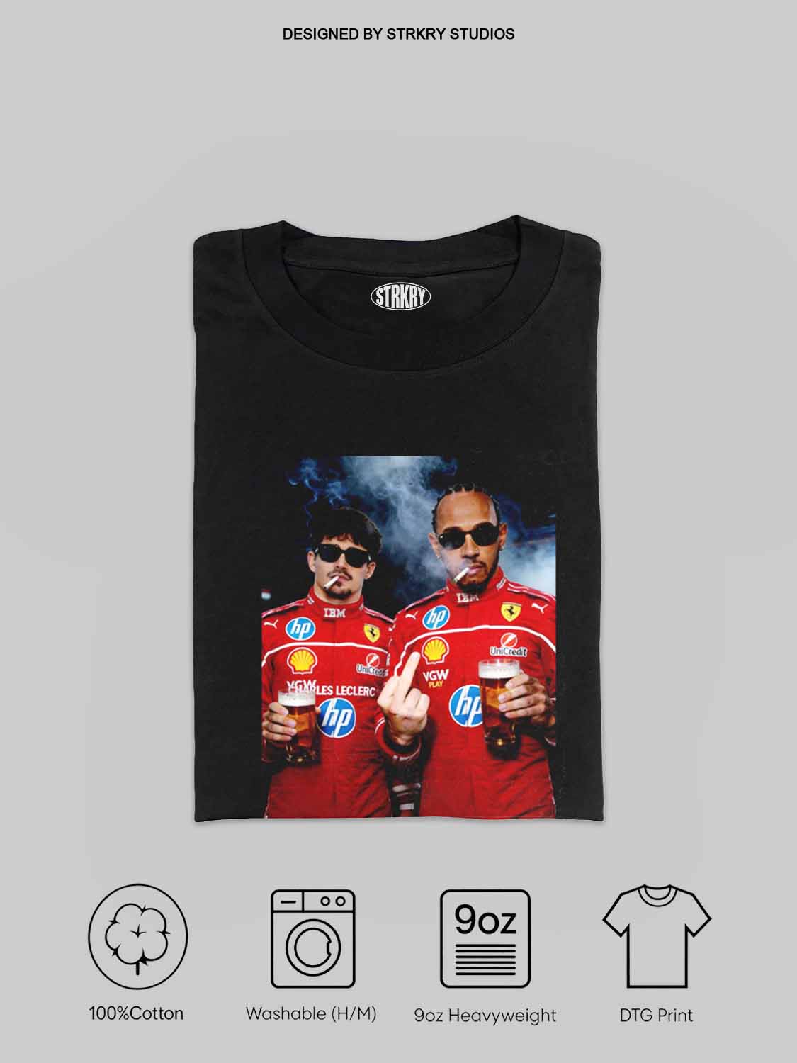 F1 Charles & Lewis Ferrari 2.0 Tee