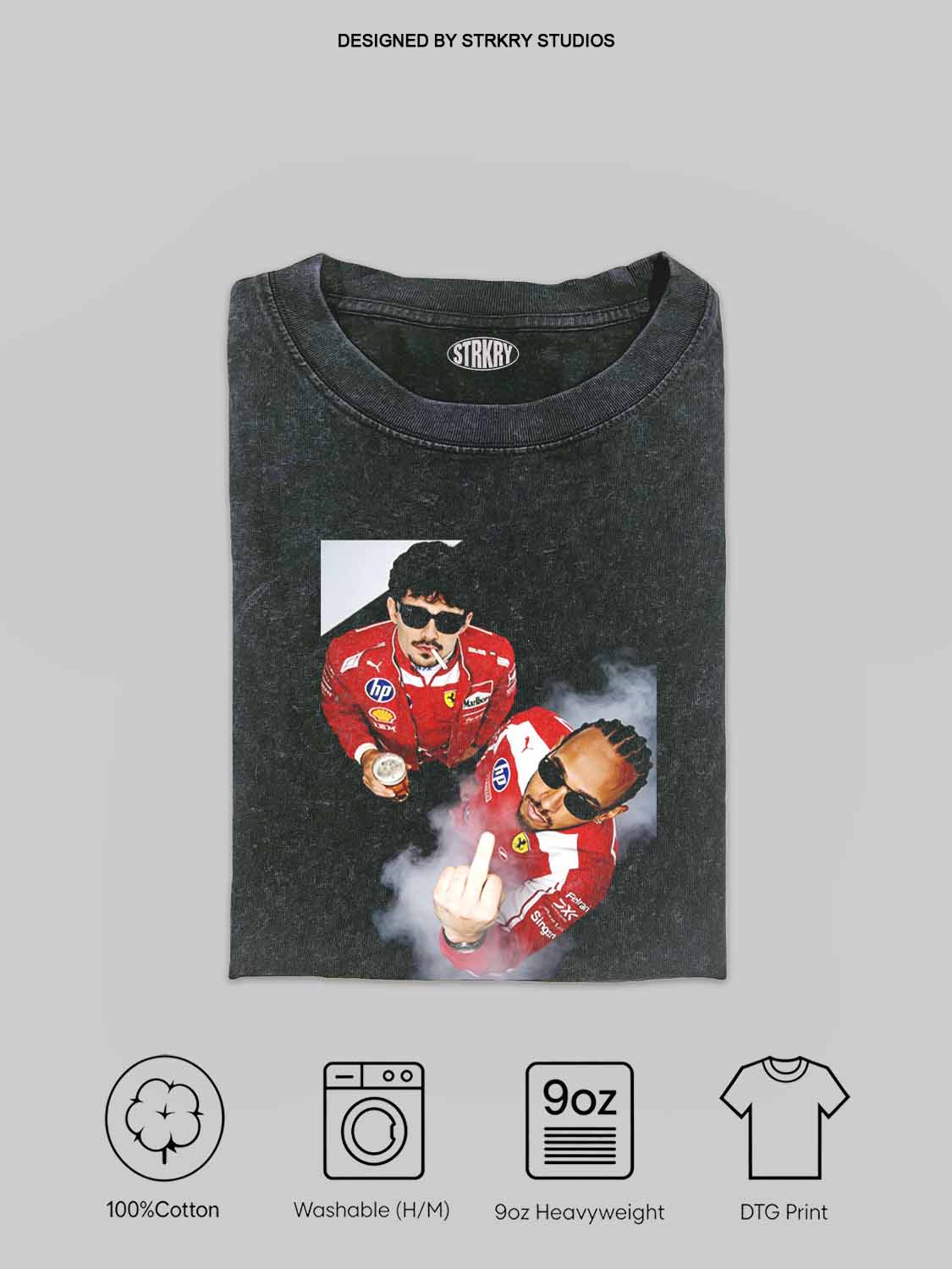 F1 Charles & Lewis Ferrari Tee