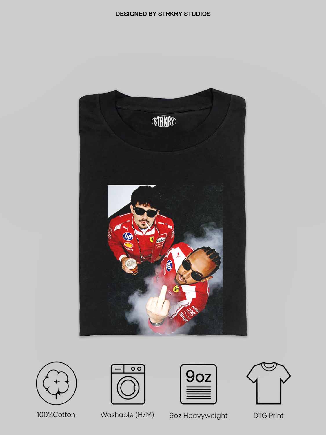 F1 Charles & Lewis Ferrari Tee