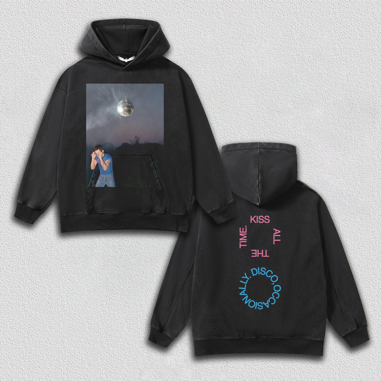 HARRY STYLES & KISS ALL THE TIME TEE&HOODIE 2.2