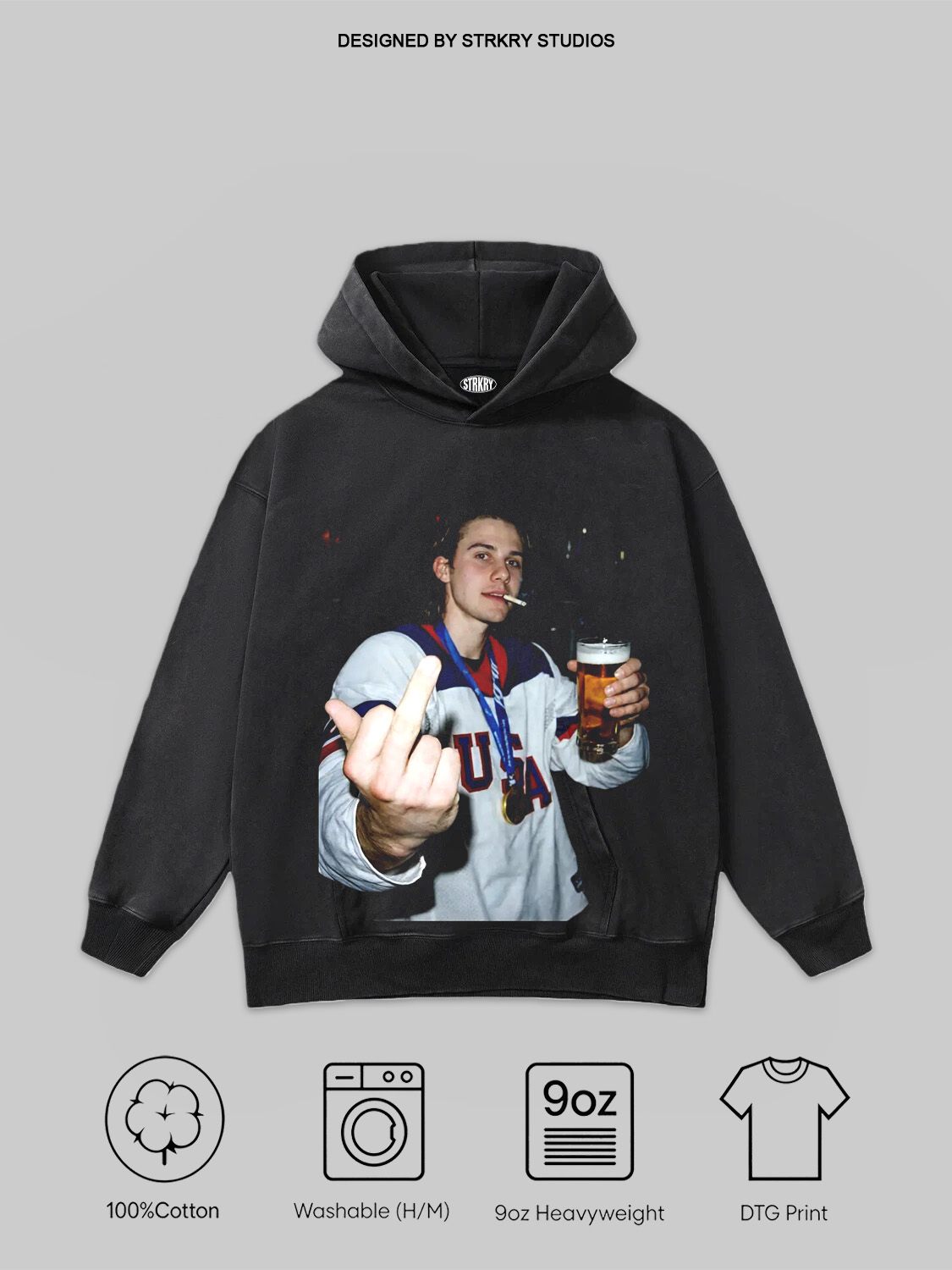 Jack Hughes Champion Tee&Hoodie 2.0