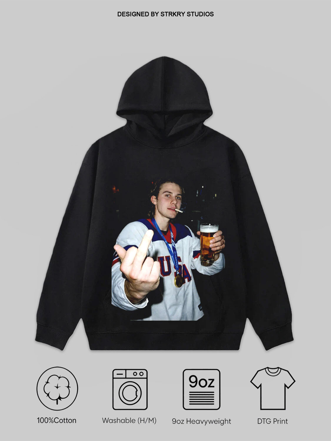 Jack Hughes Champion Tee&Hoodie 2.0