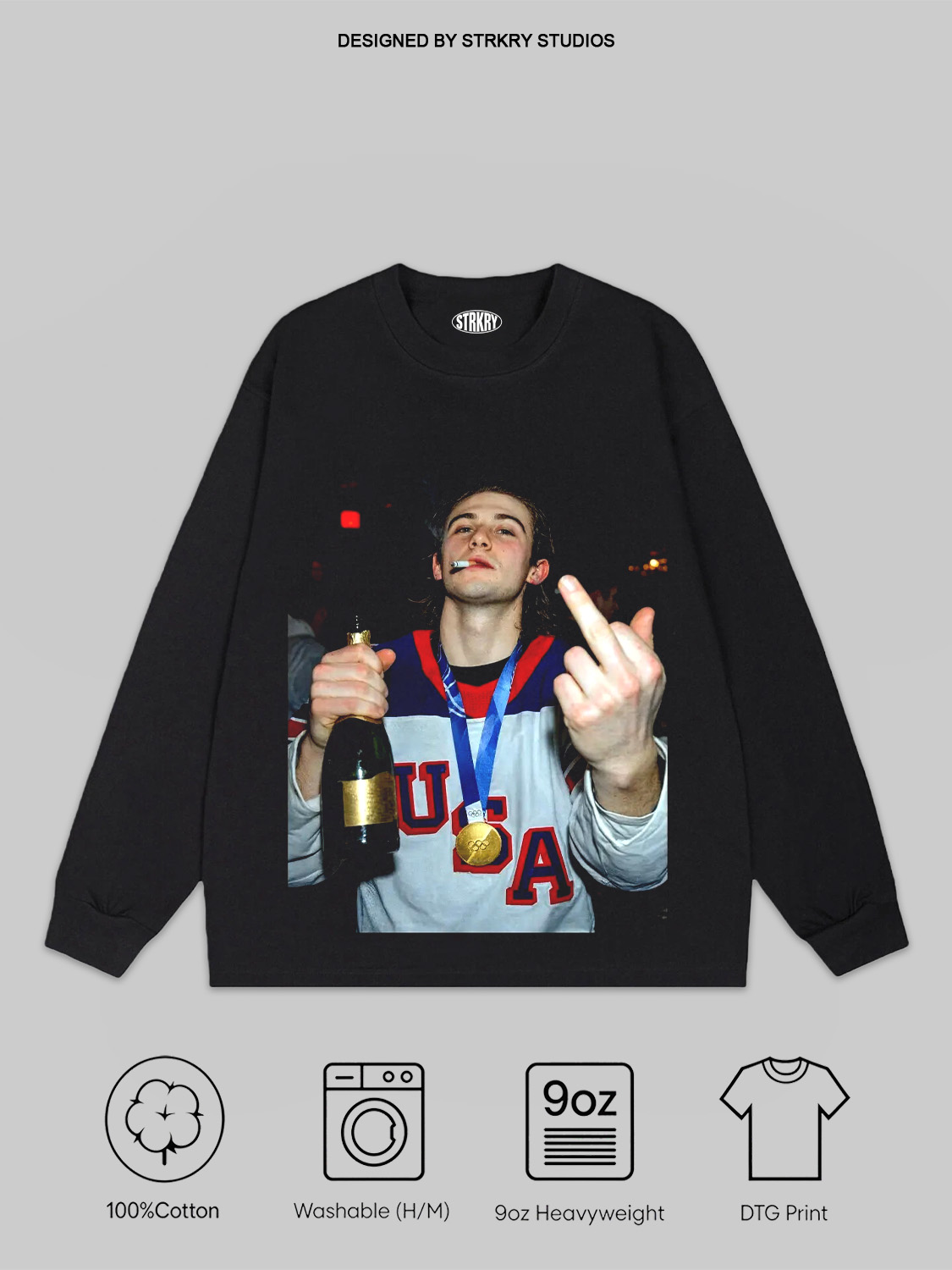 Jack Hughes Champion Tee&Hoodie 