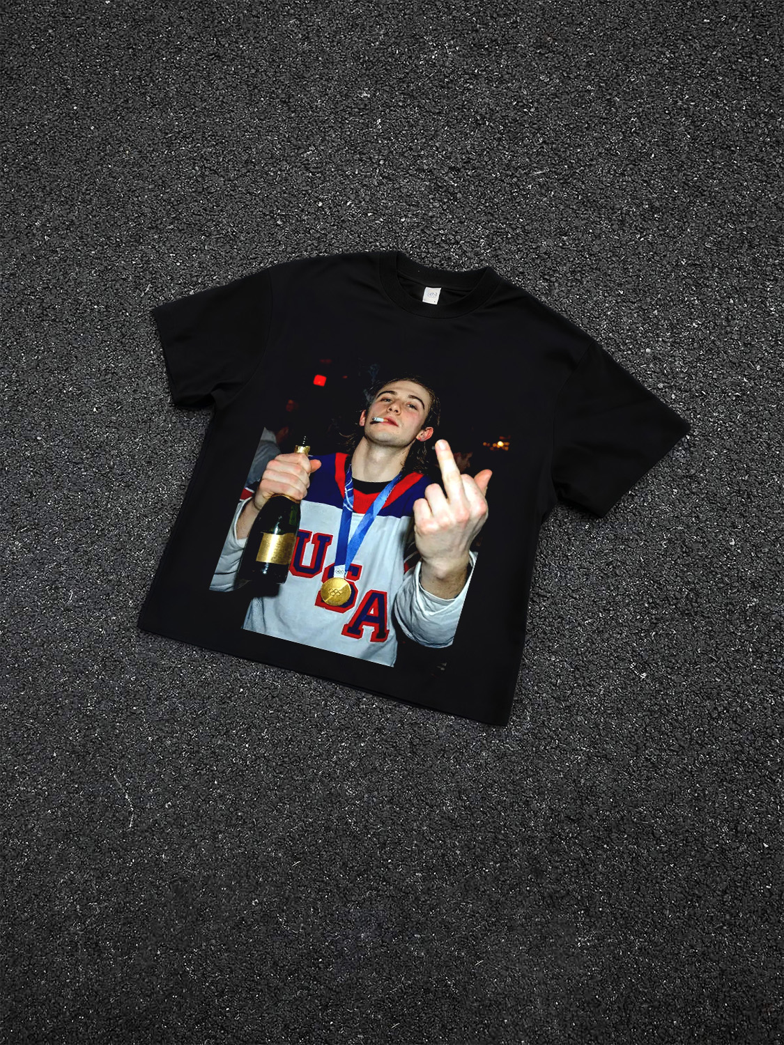 Jack Hughes Champion Tee&Hoodie 