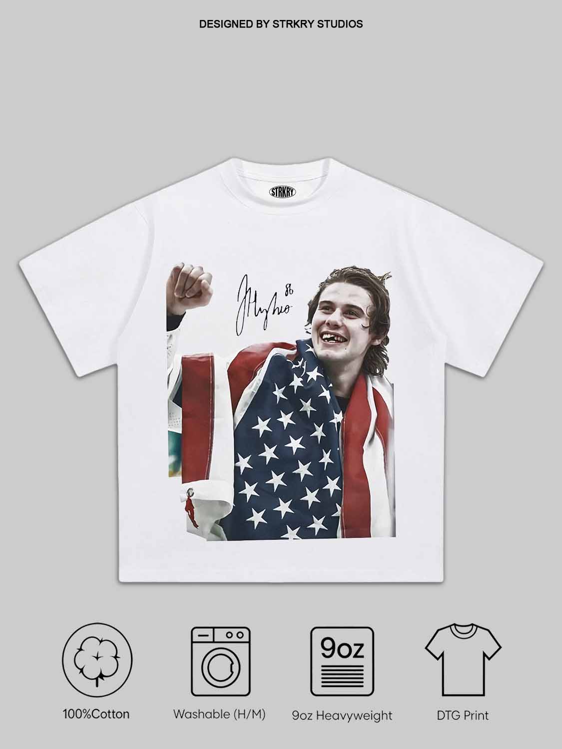 Jack Hughes middle finger TEE 3.0