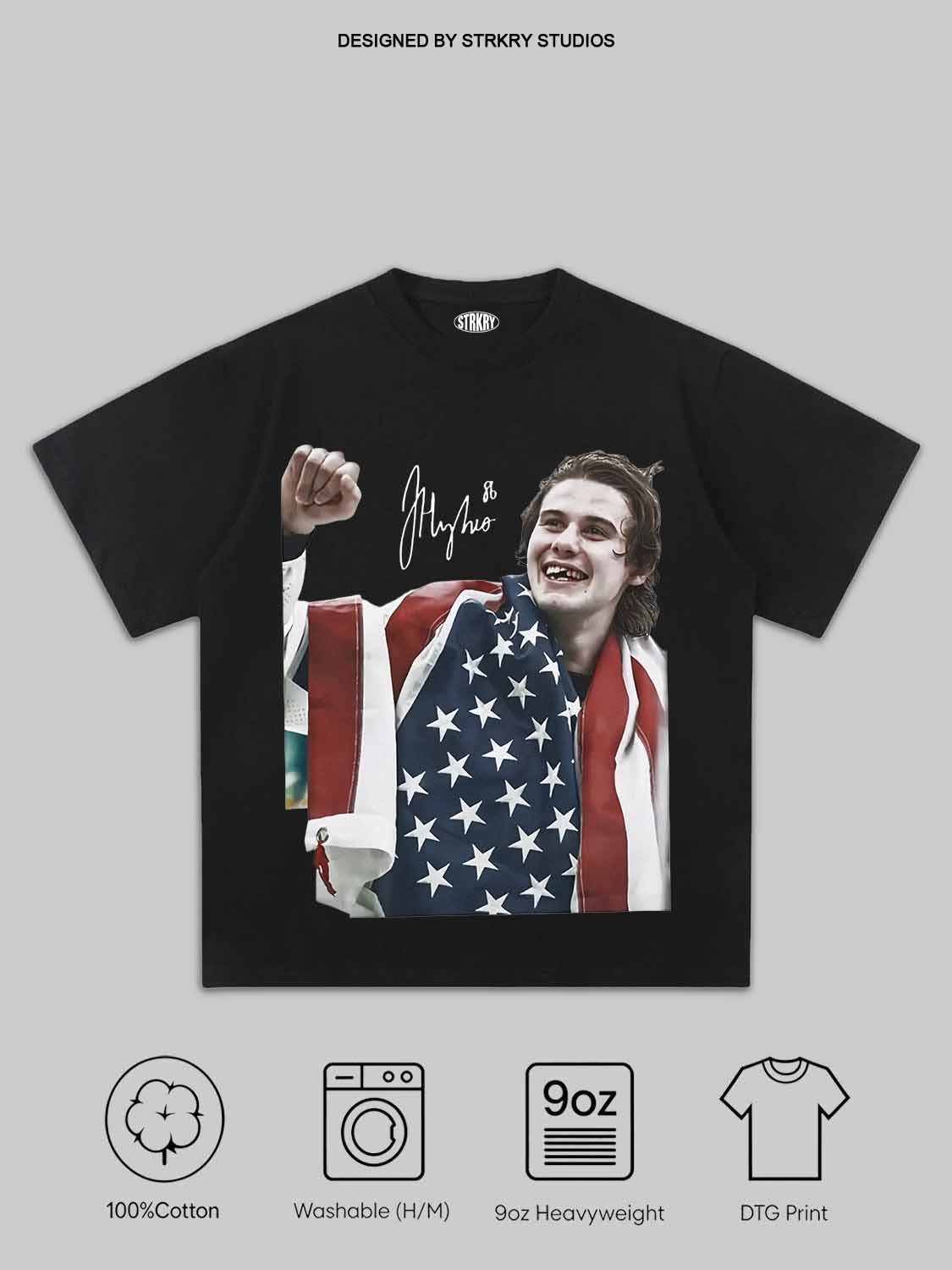 Jack Hughes middle finger TEE 3.0
