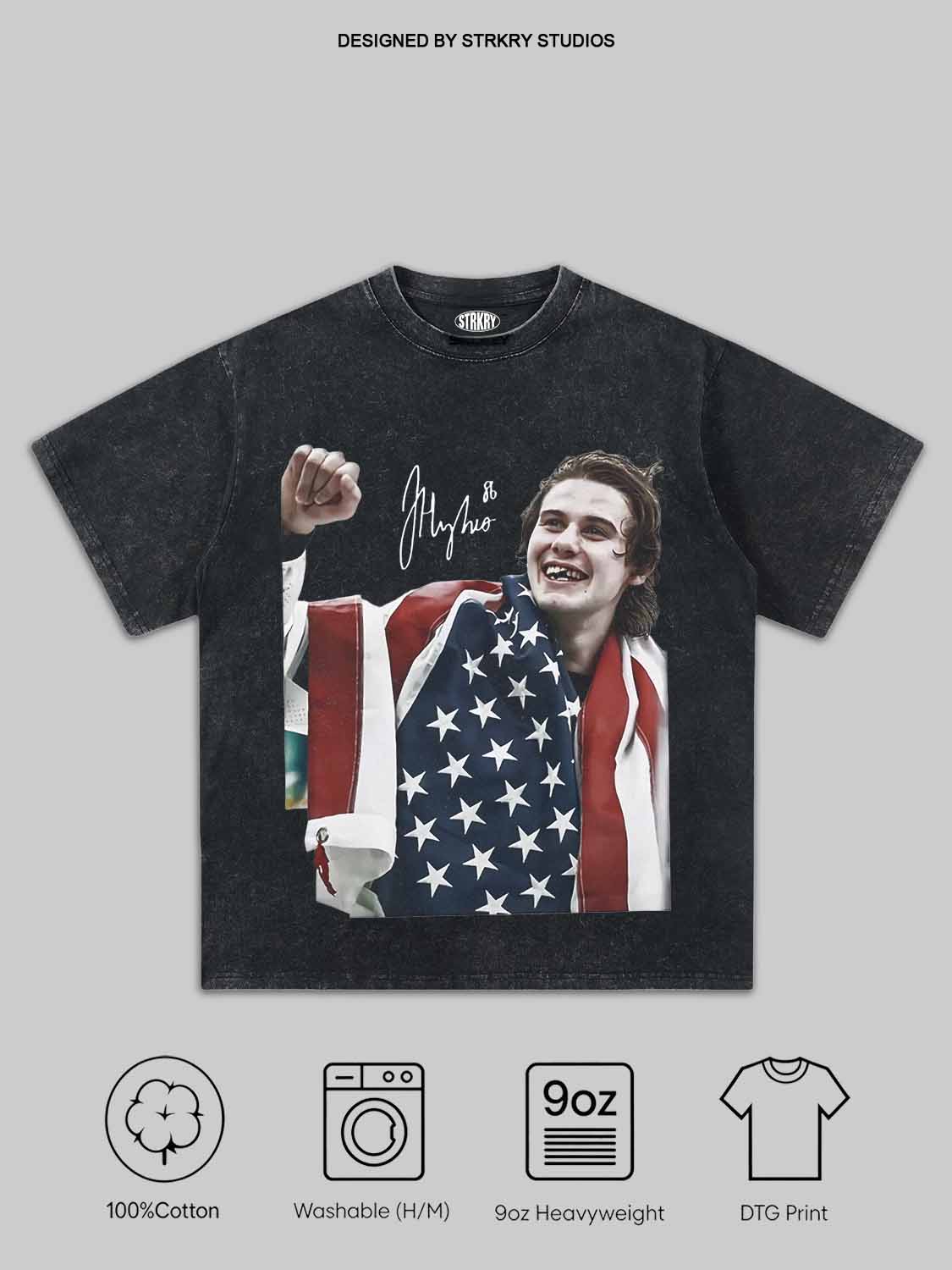 Jack Hughes middle finger TEE 3.0
