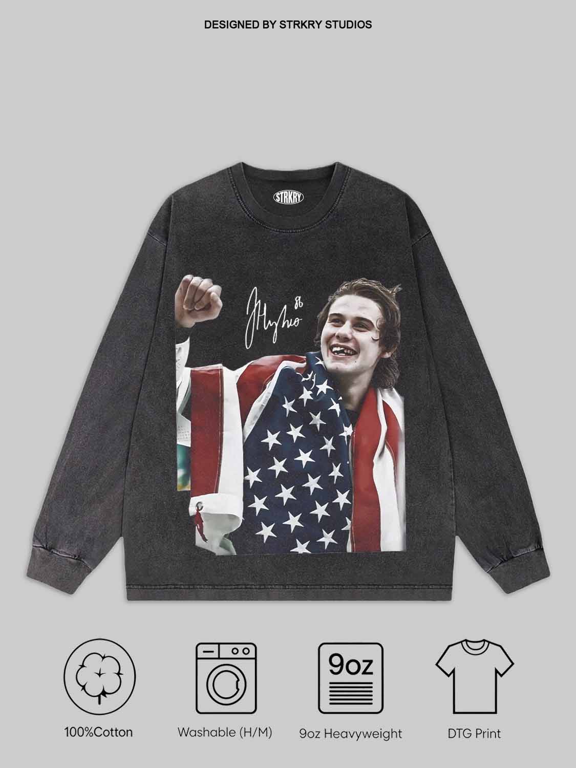 Jack Hughes middle finger TEE 3.0