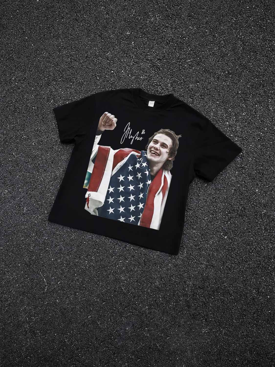 Jack Hughes middle finger TEE 3.0