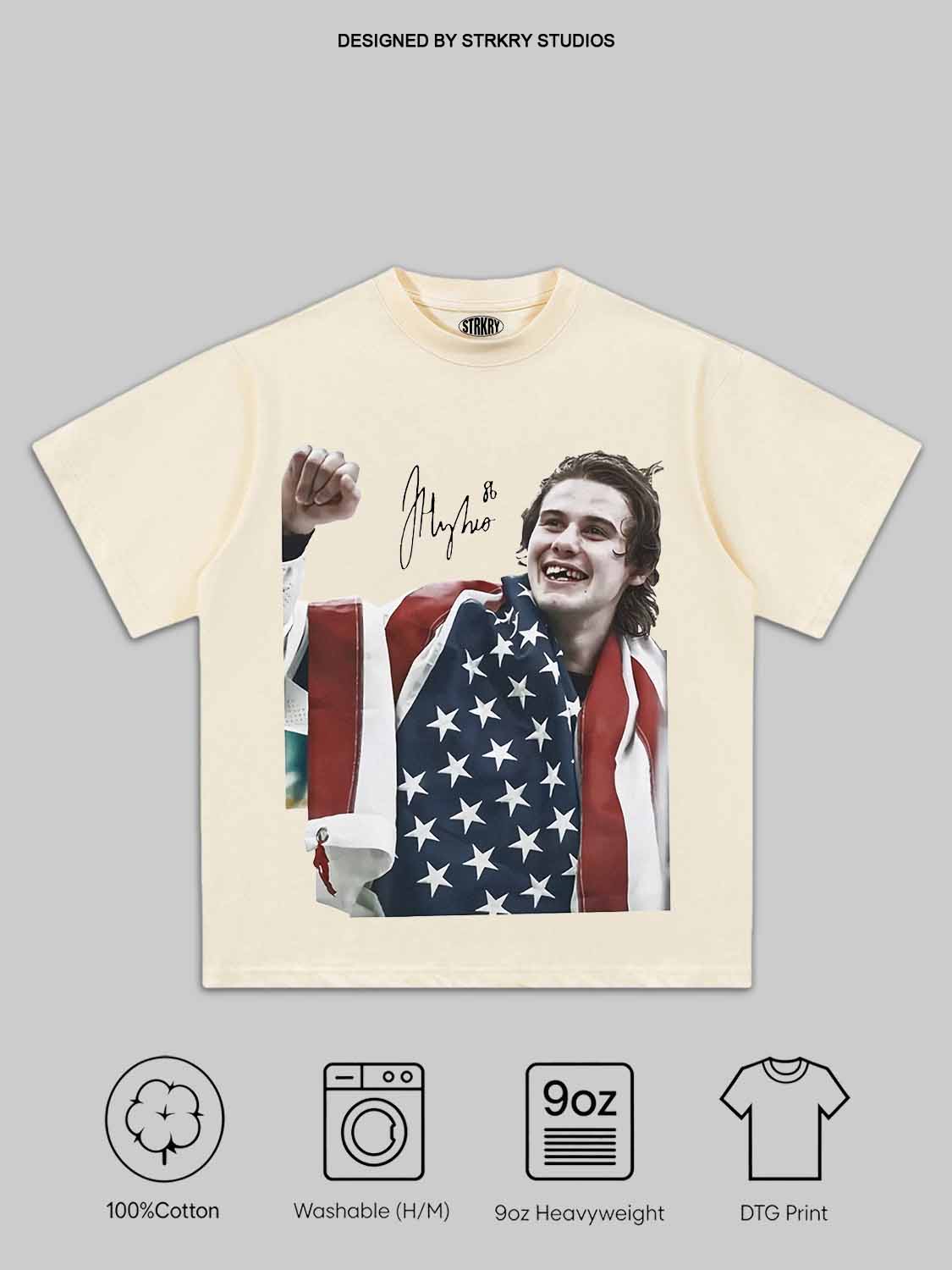 Jack Hughes middle finger TEE 3.0
