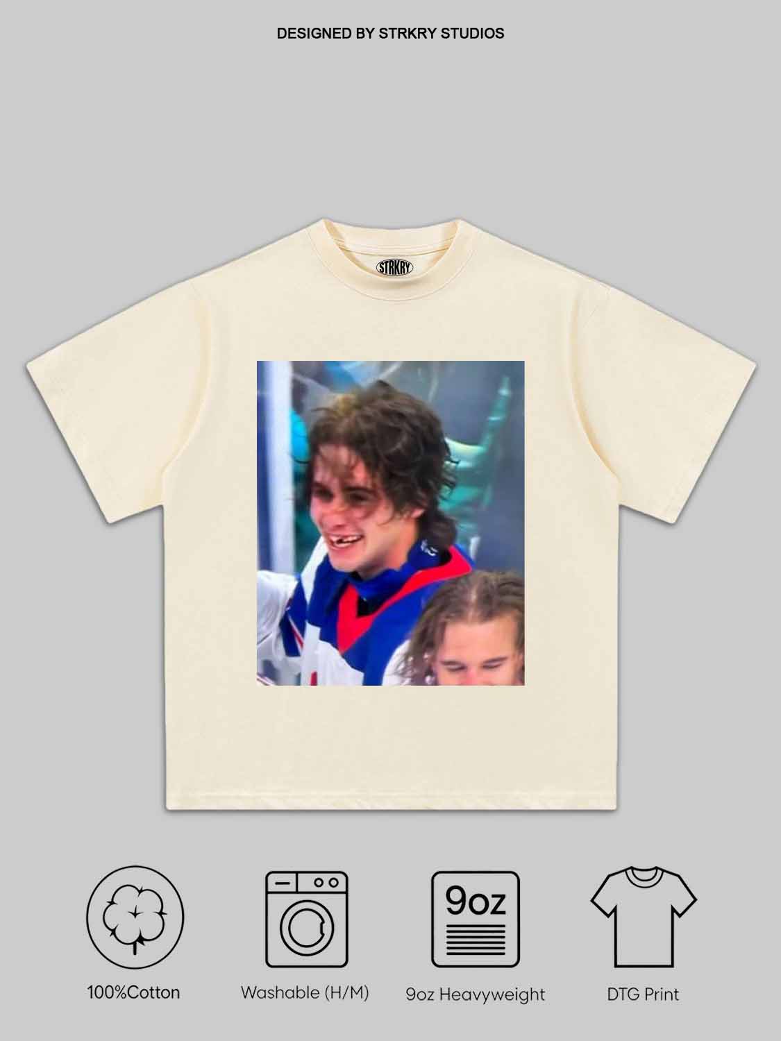 Jack Hughes middle finger TEE 4.0