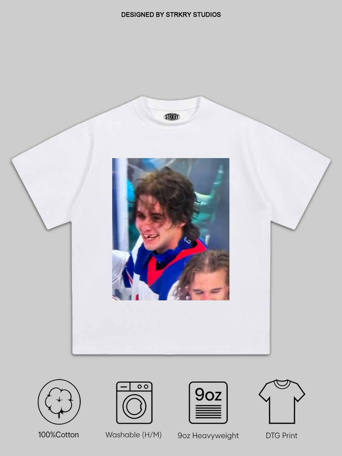 Jack Hughes middle finger TEE 4.0