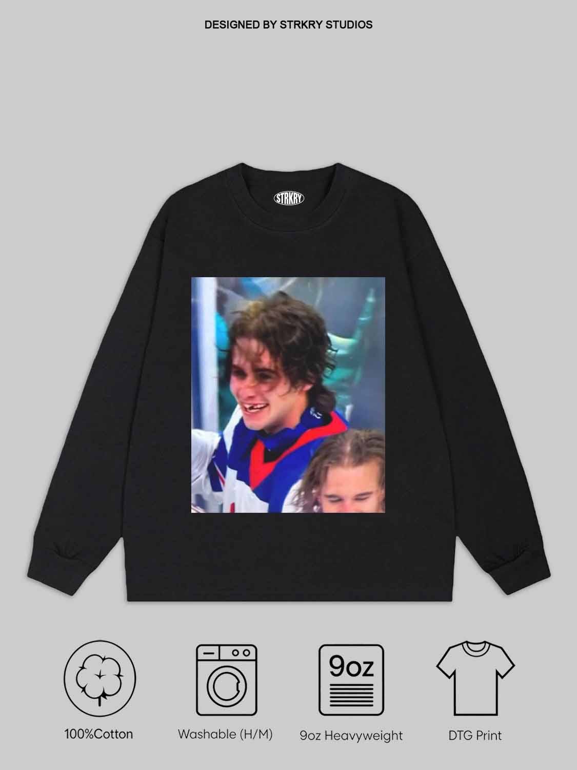 Jack Hughes middle finger TEE 4.0