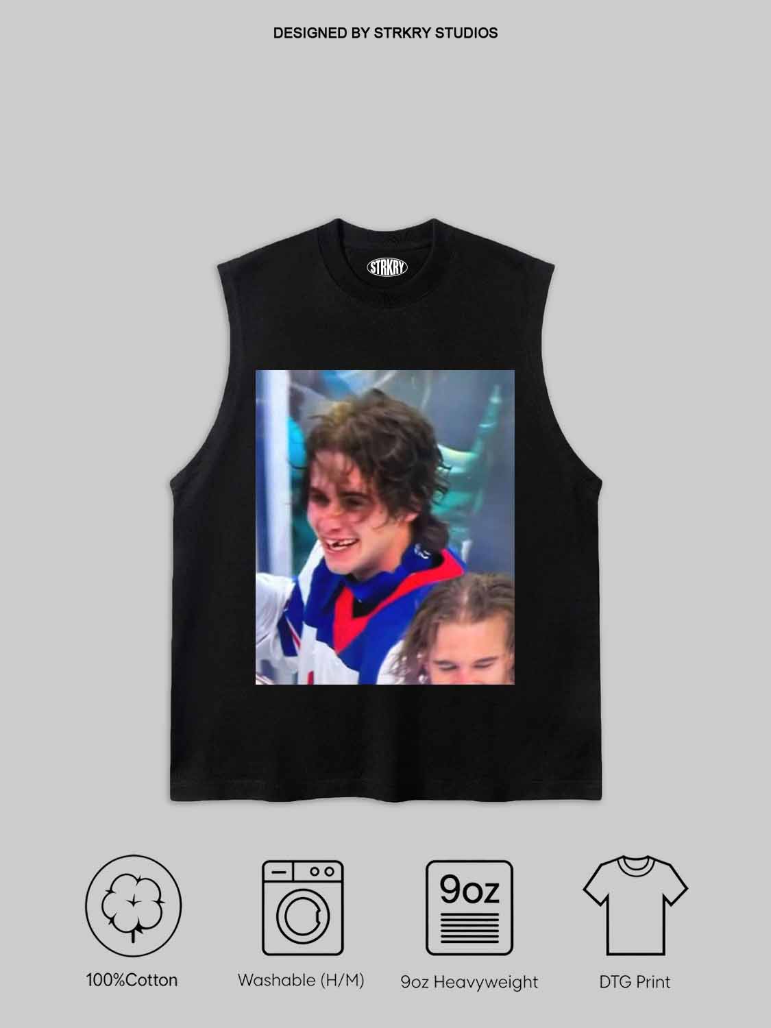 Jack Hughes middle finger TEE 4.0