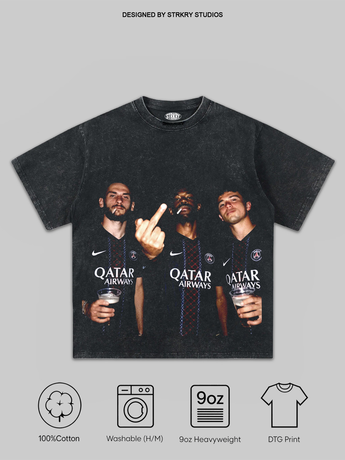 Khvicha Kvaratskhelia And Joao Neves And Ousmane Dembele Tee