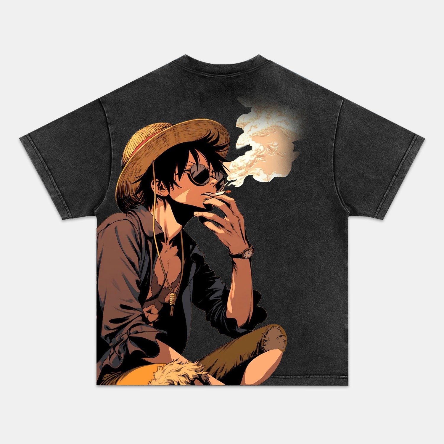 LUFFY ANIME INSPIRED VINTAGE TEE丨ONE PIECE-[BACK]
