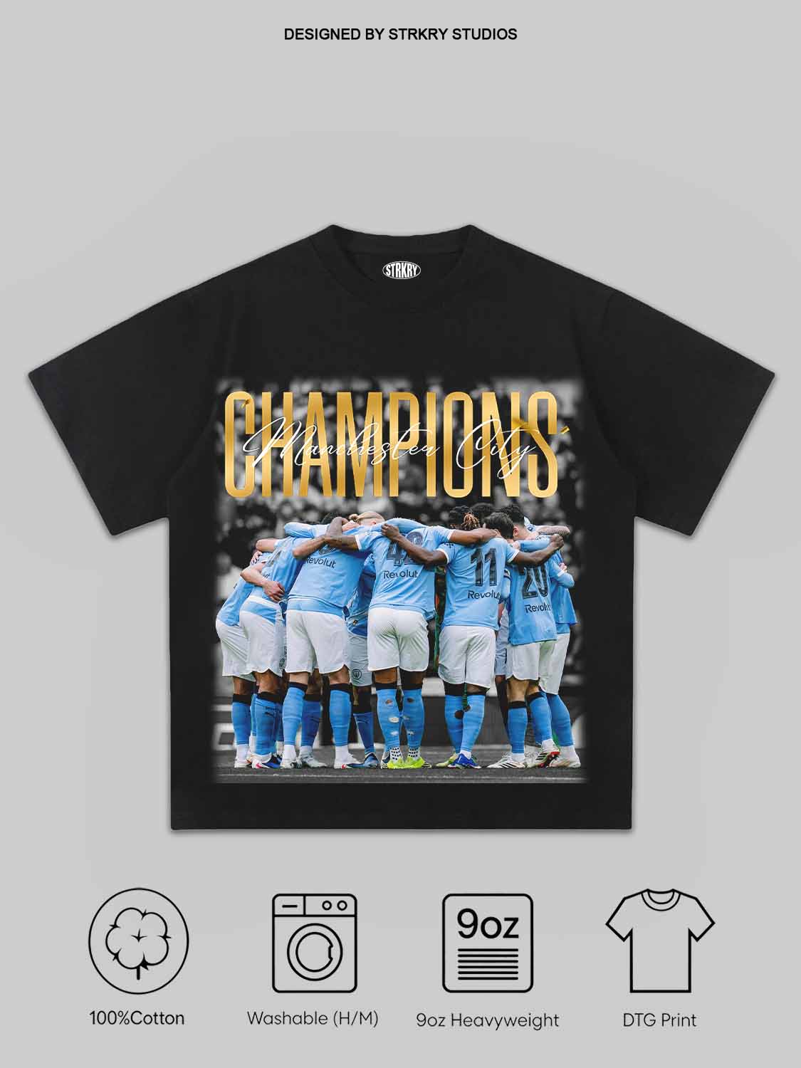 Manchester City F.C Champions 2026 3.0 Tee&Hoodie