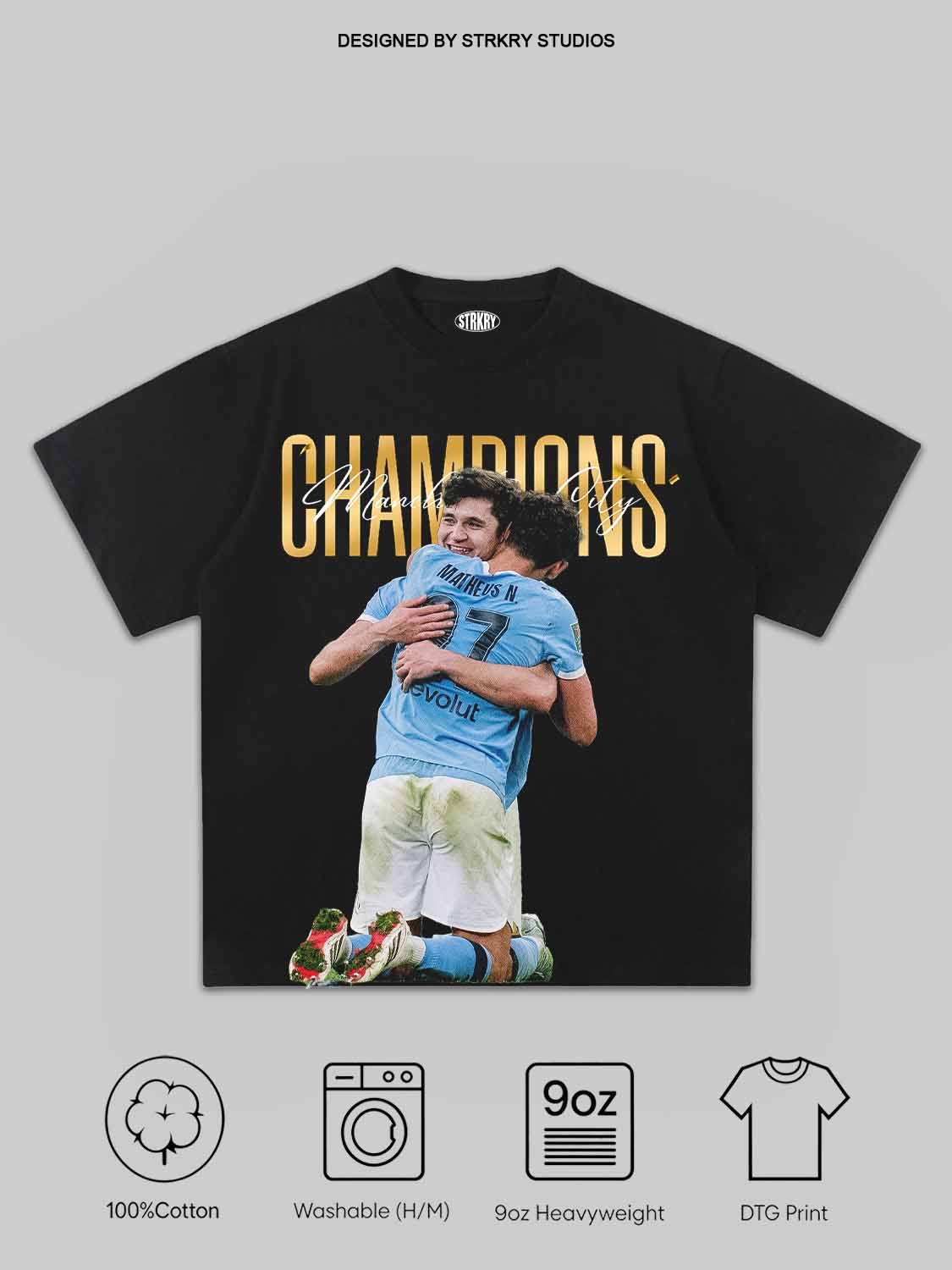Manchester City F.C Champions 2026 6.0 Tee&Hoodie