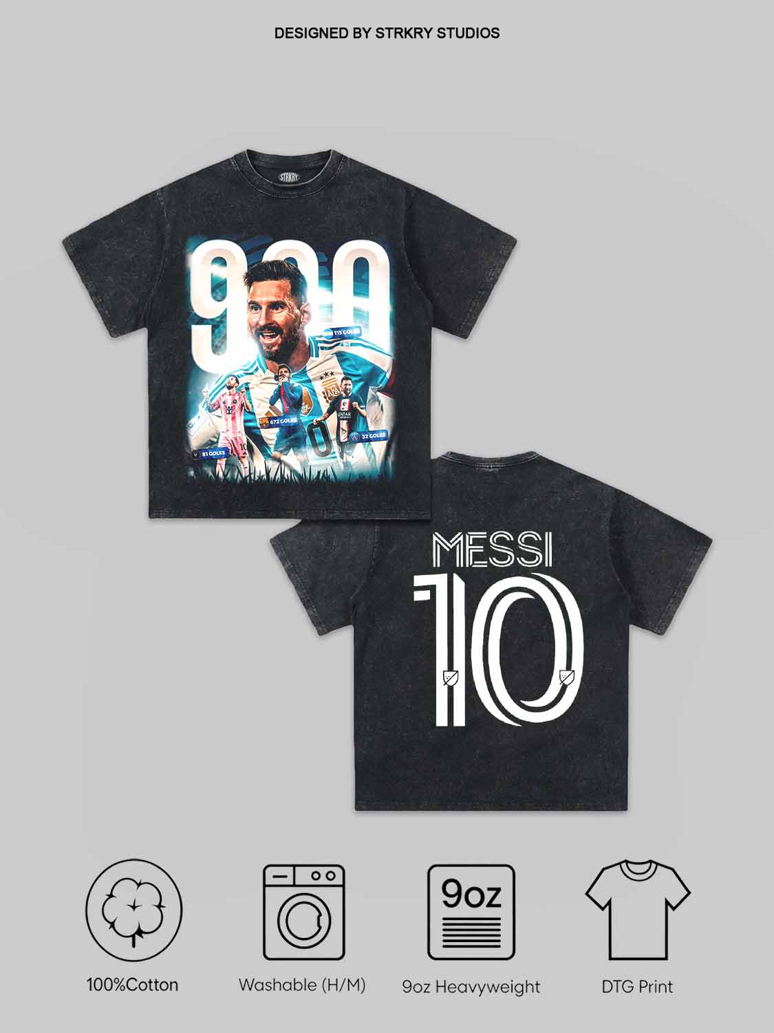 Lionel Messi 900th Goal V10 Tee&Hoodie